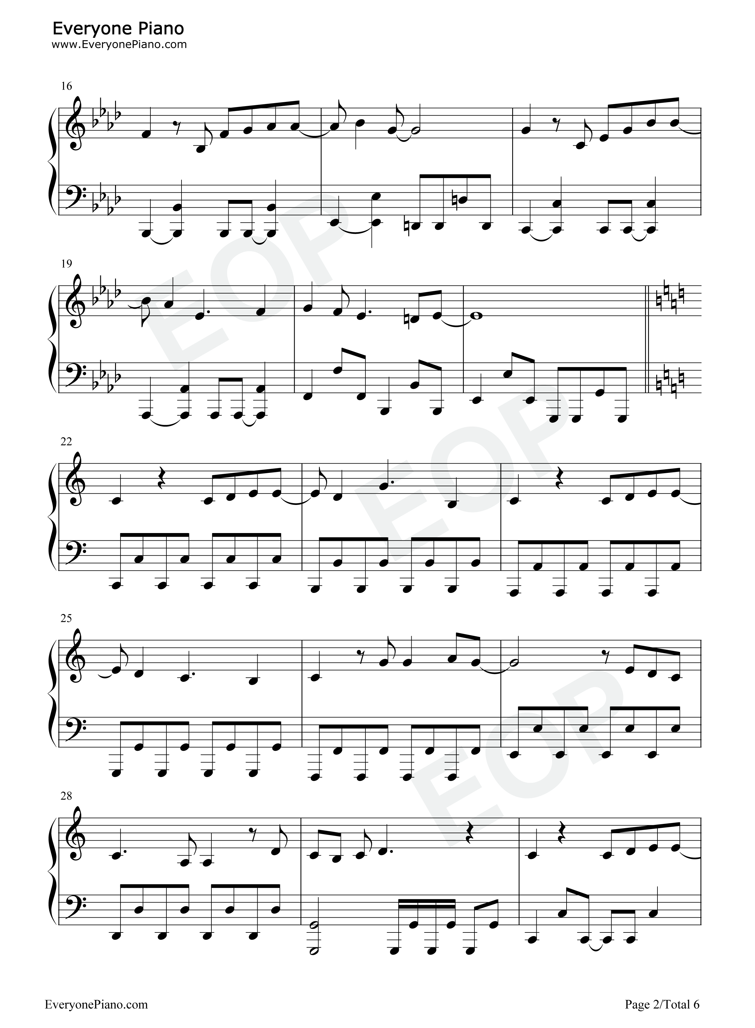 ユメノトビラ钢琴谱-μ's2