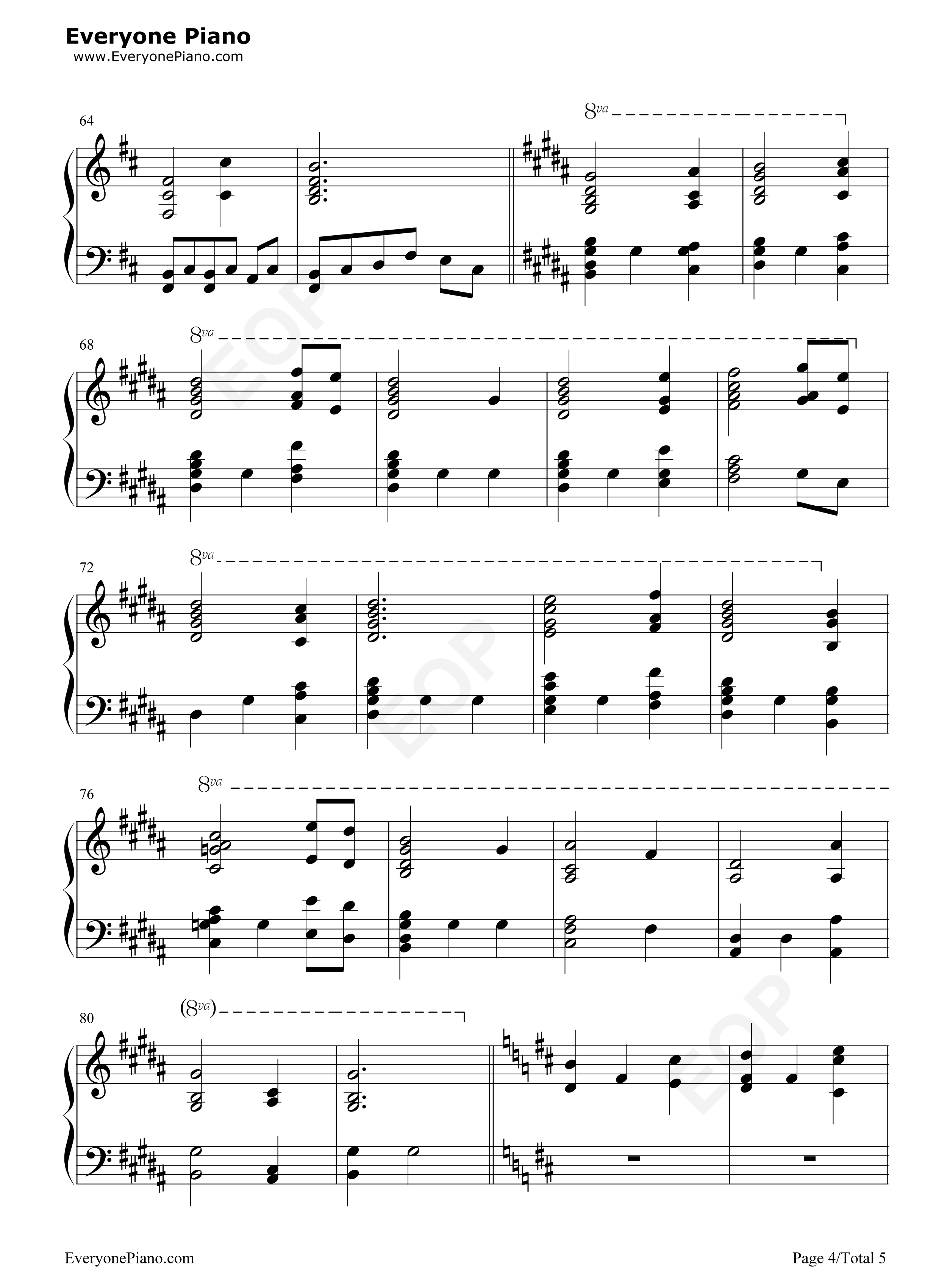 Davy Jones钢琴谱-Hans Zimmer4