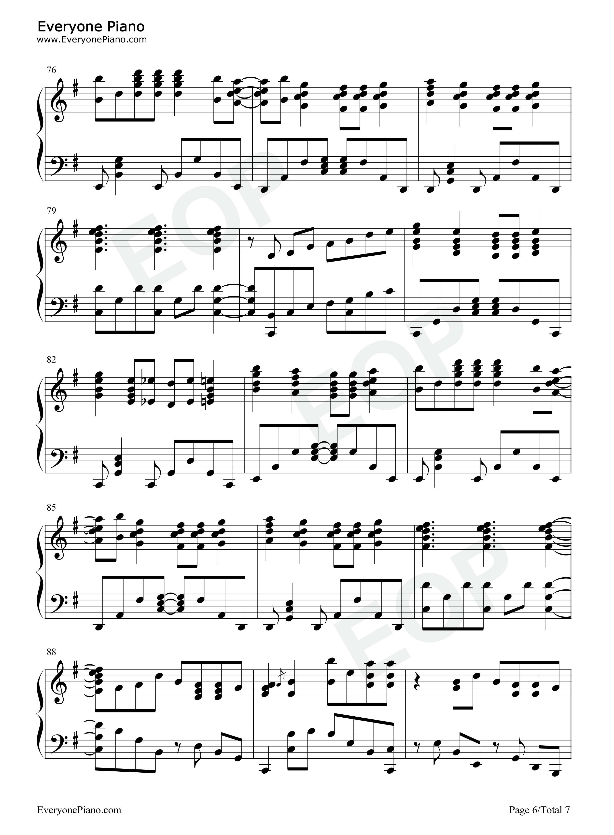 Taunt钢琴谱-Lovejoy6