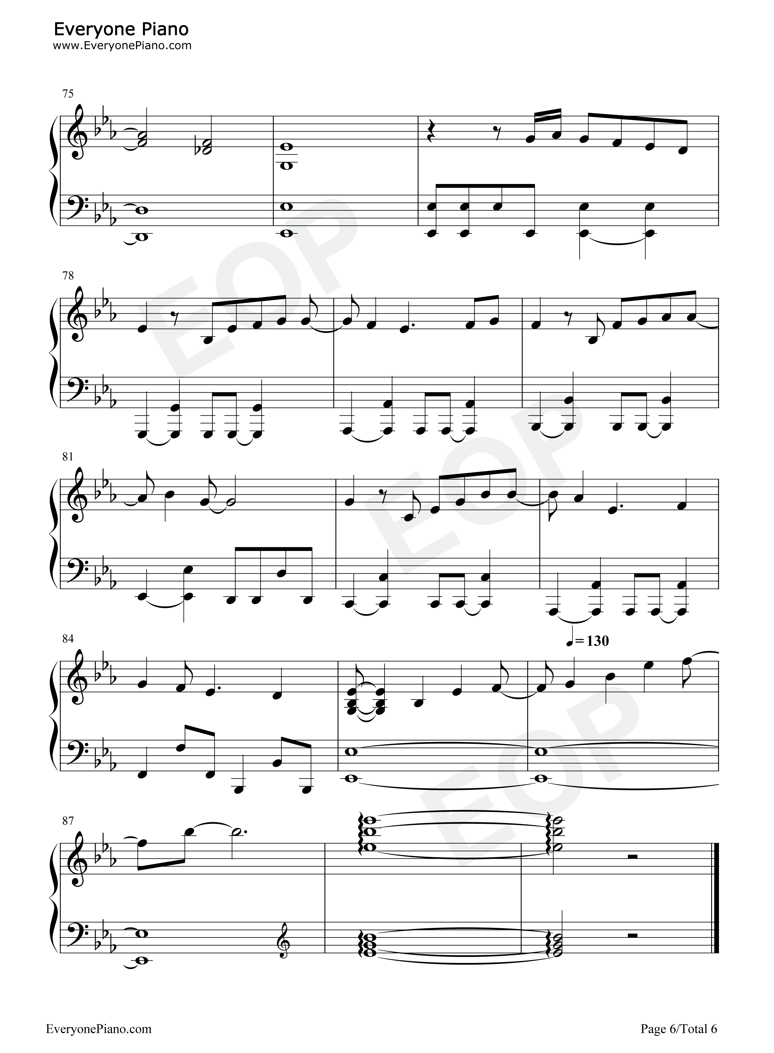 ユメノトビラ钢琴谱-μ's6