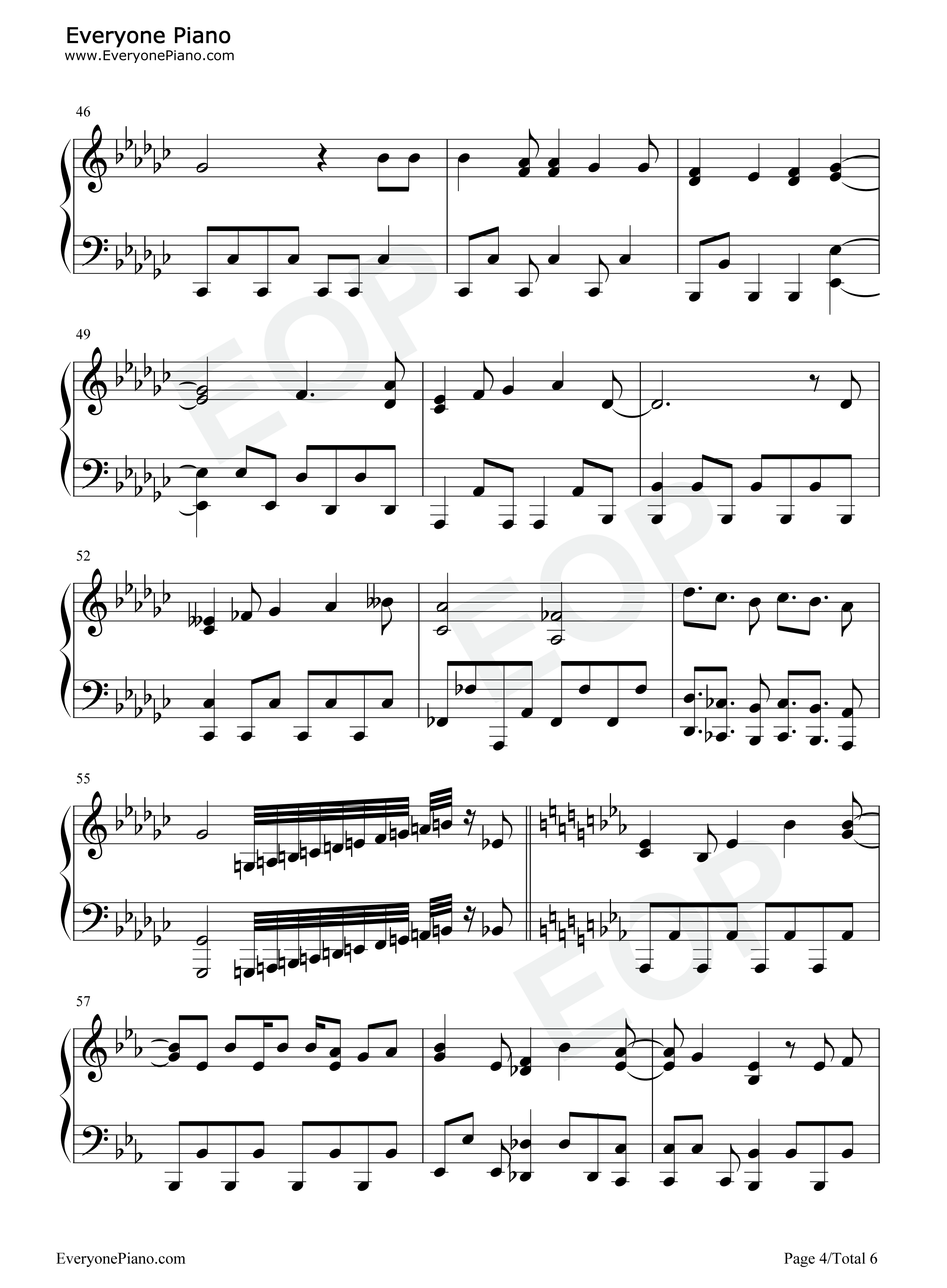 ユメノトビラ钢琴谱-μ's4