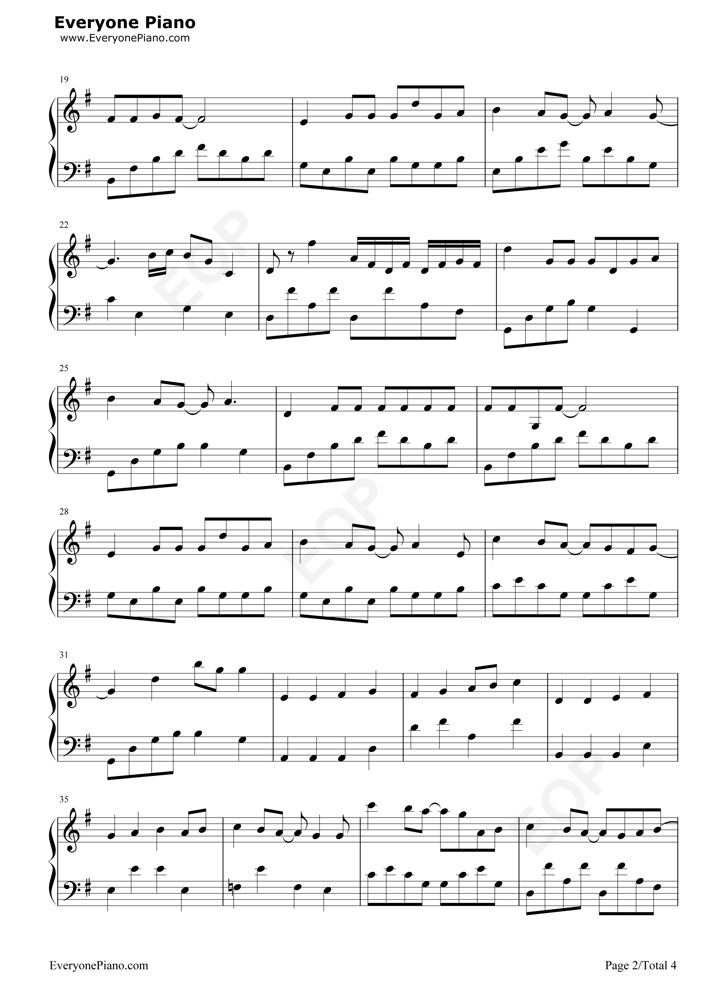 Start DASH简单版钢琴谱-μ's2