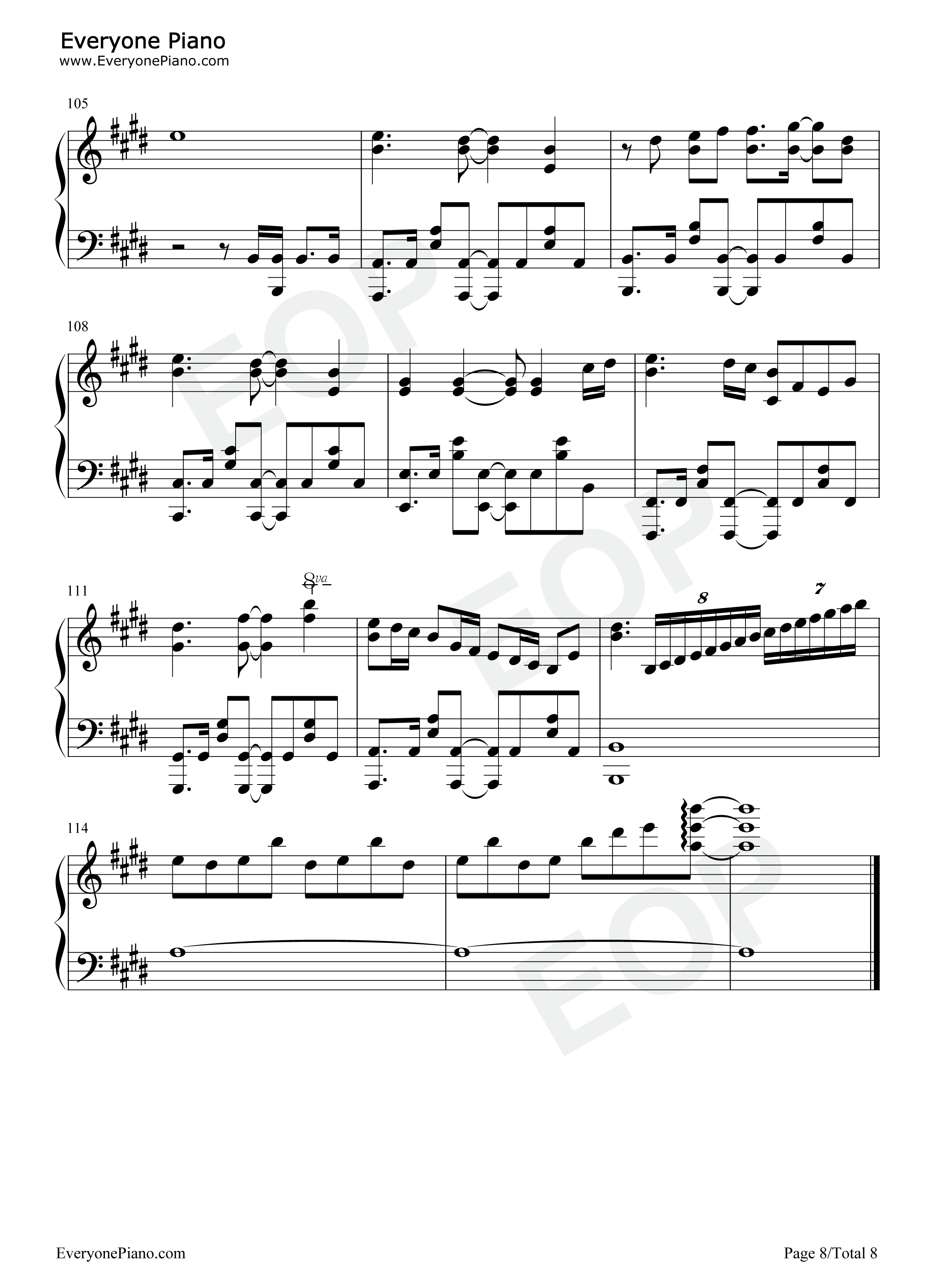 リテラチュア钢琴谱-上田丽奈8