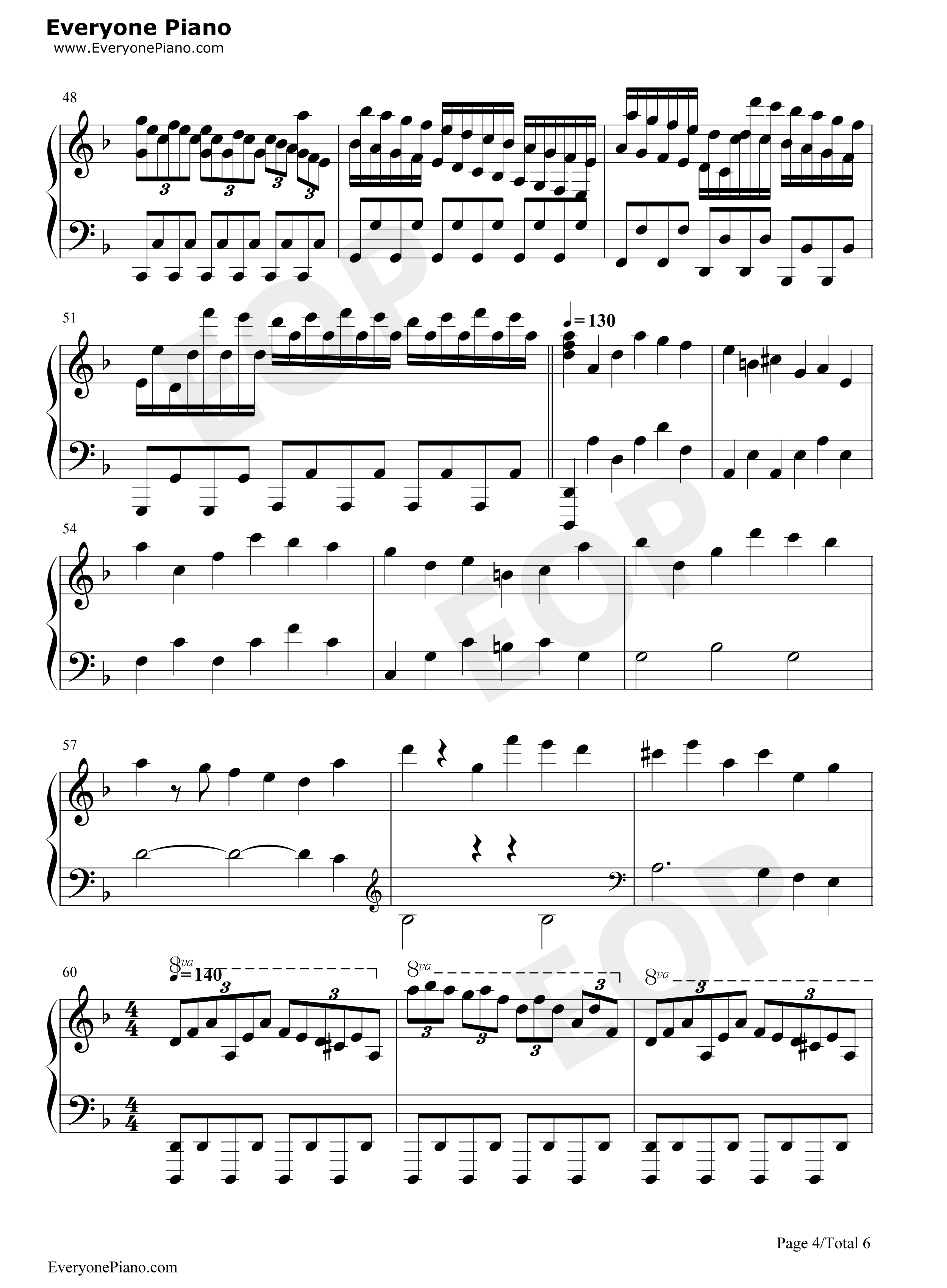 亨德尔的萨拉班德（Handel's Sarabande）钢琴谱-马克西姆 Maksim Mrvica4
