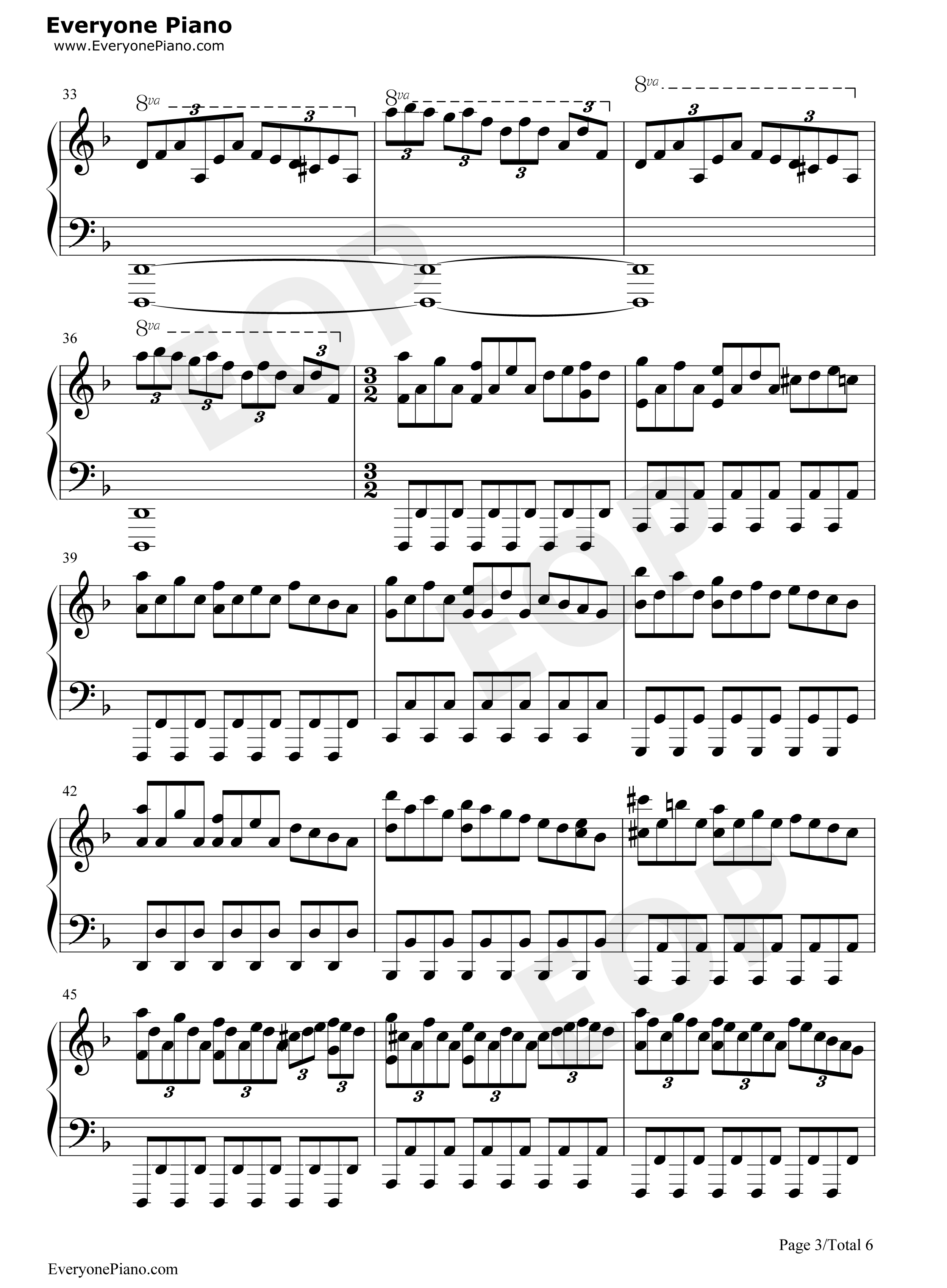 亨德尔的萨拉班德（Handel's Sarabande）钢琴谱-马克西姆 Maksim Mrvica3