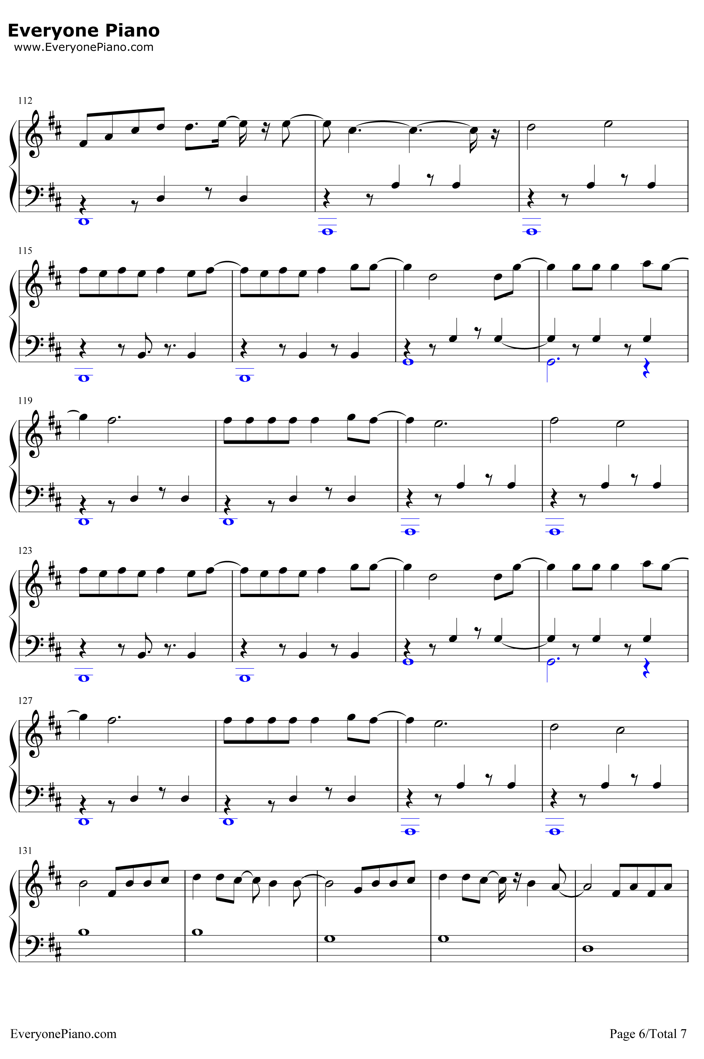 Despacito简单版钢琴谱 -LuisFonsi6