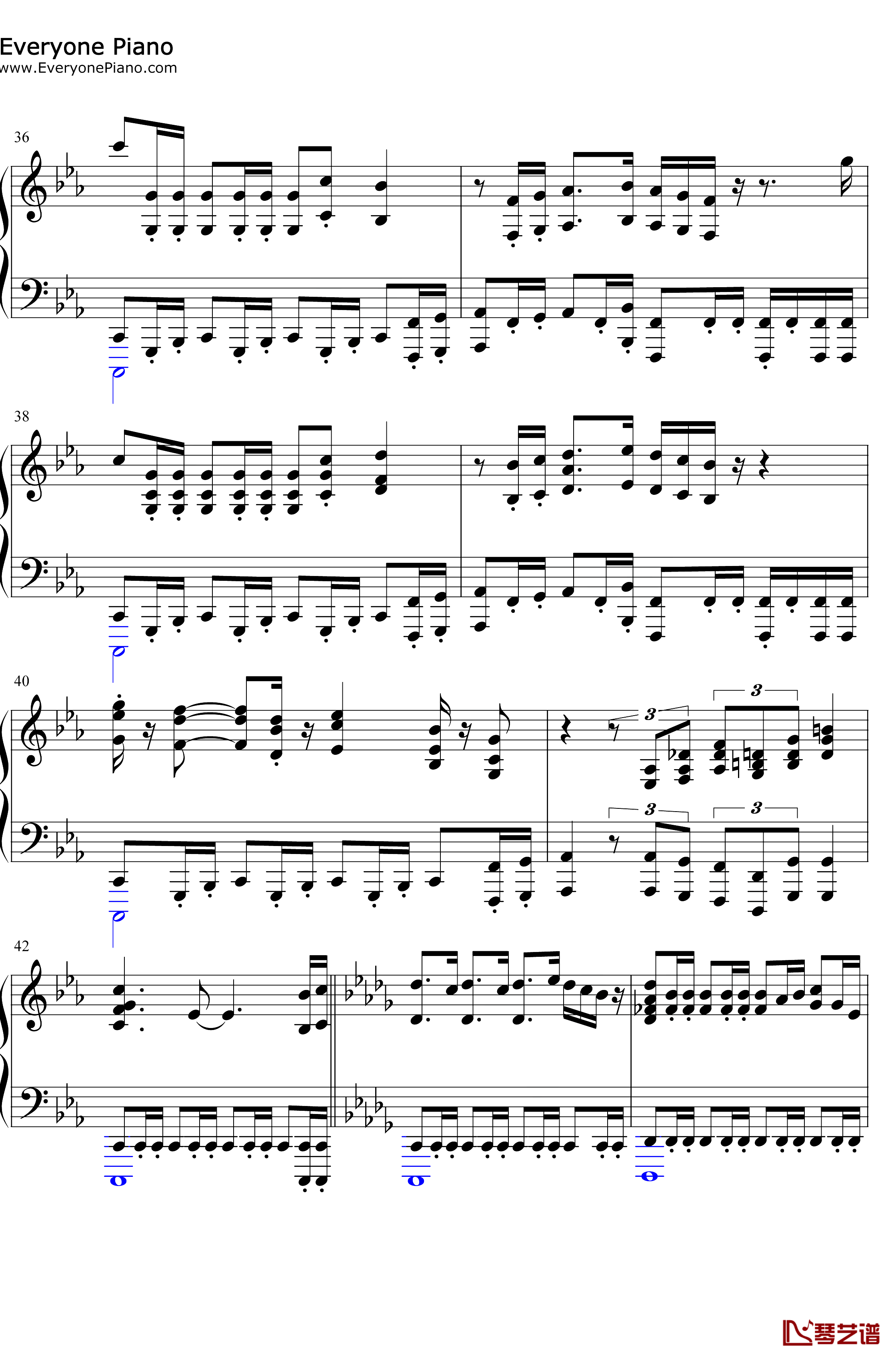 The Mandalorian钢琴谱-Ludwig Göransson-曼达洛人OST4