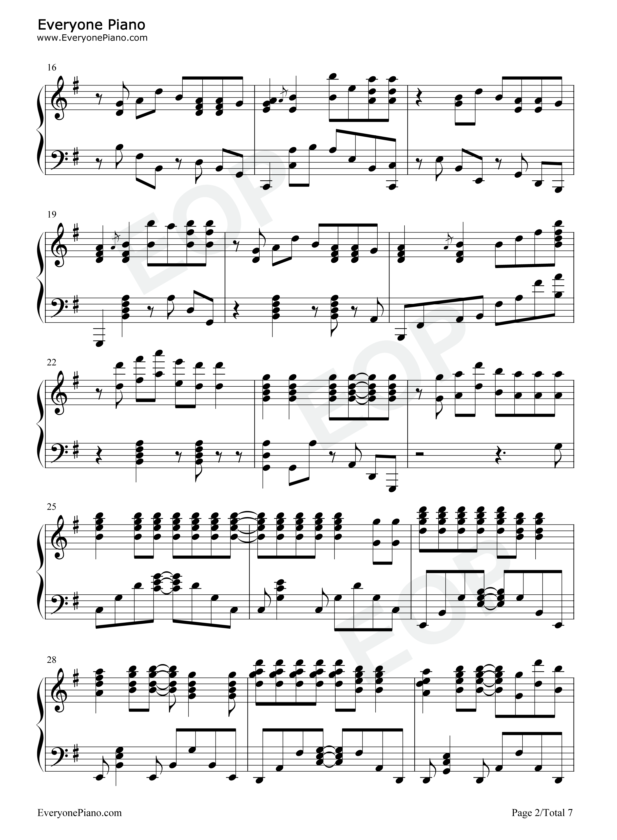 Taunt钢琴谱-Lovejoy2