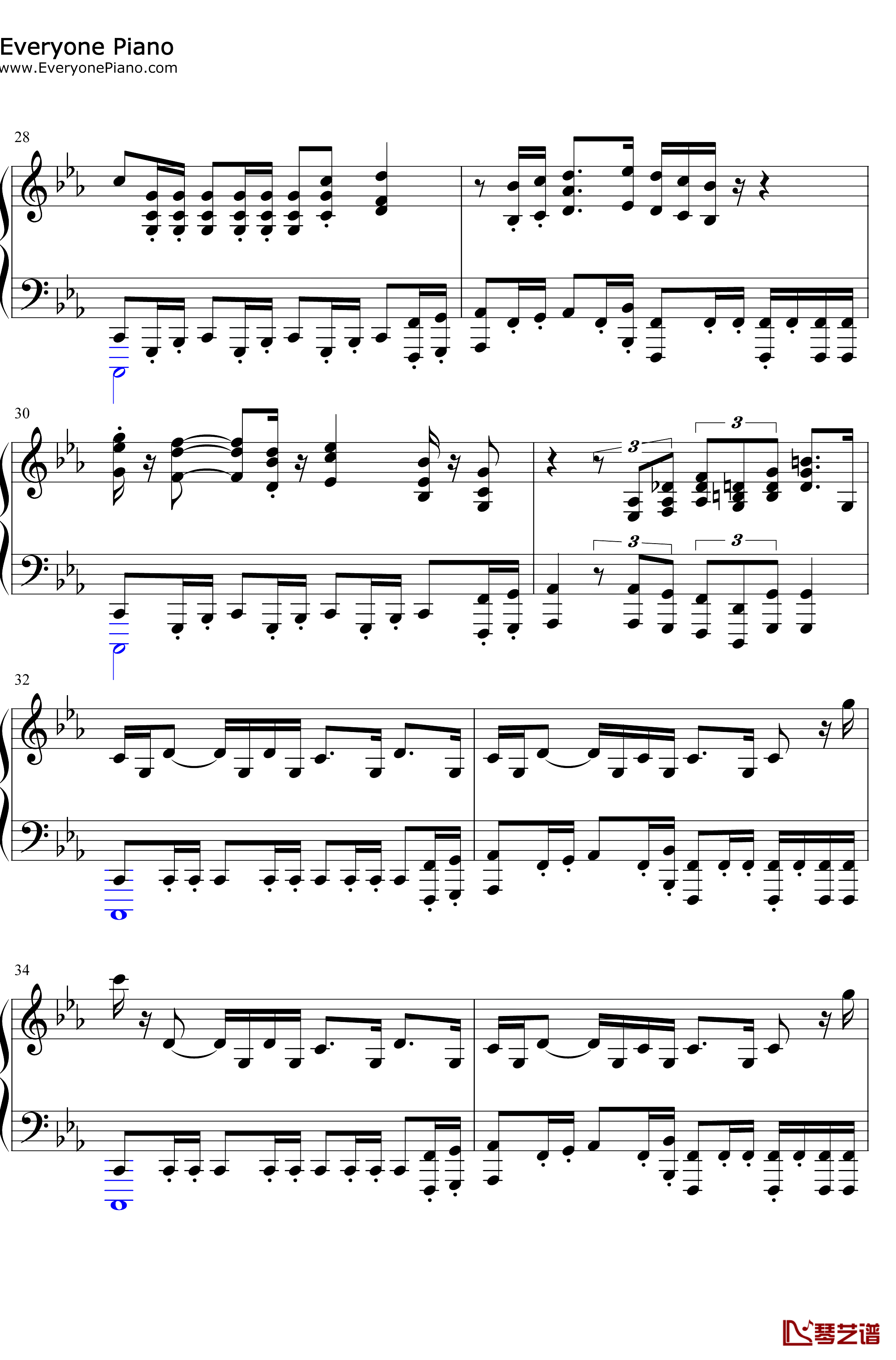 The Mandalorian钢琴谱-Ludwig Göransson-曼达洛人OST3