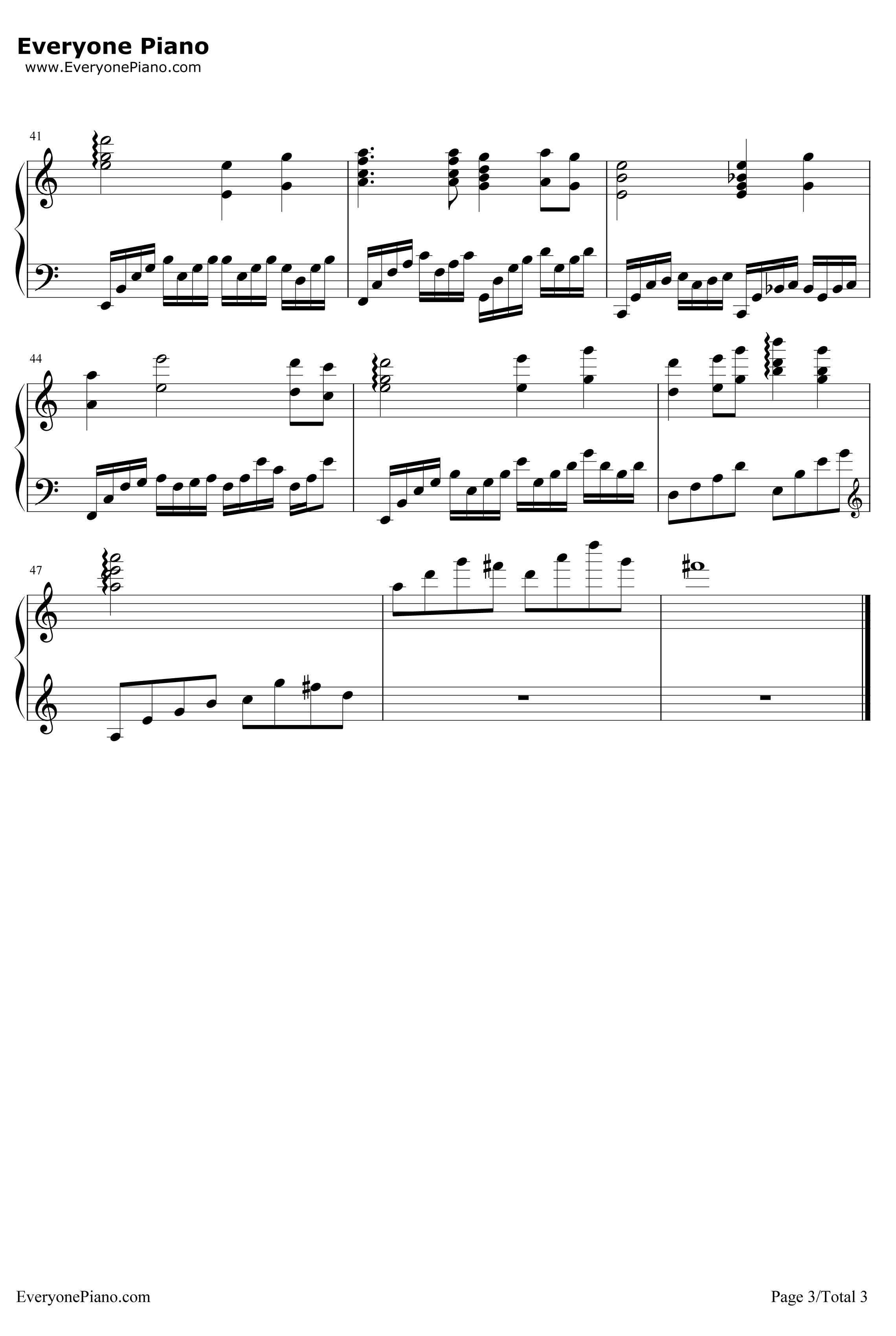 唐门唐家堡钢琴谱-西山居-剑网3唐门背景音乐3