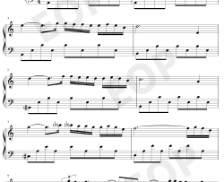 秋日私语钢琴谱-理查德·克莱德曼-C调简单版