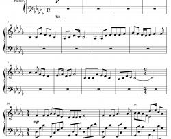 难念的经钢琴谱-周华健-天龙八部主题曲