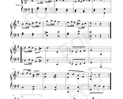 贝多芬第25号钢琴奏鸣曲第三乐章钢琴谱-贝多芬