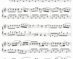 四小天鹅舞曲钢琴谱-柴可夫斯基-四小天鹅-简单版