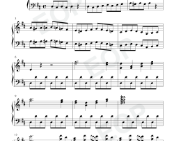 费加罗的婚礼序曲钢琴谱-莫扎特