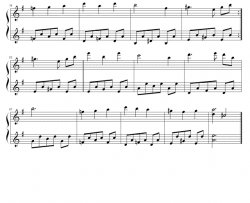 林中漫步钢琴谱-理查德·克莱德曼Richard Clayderman