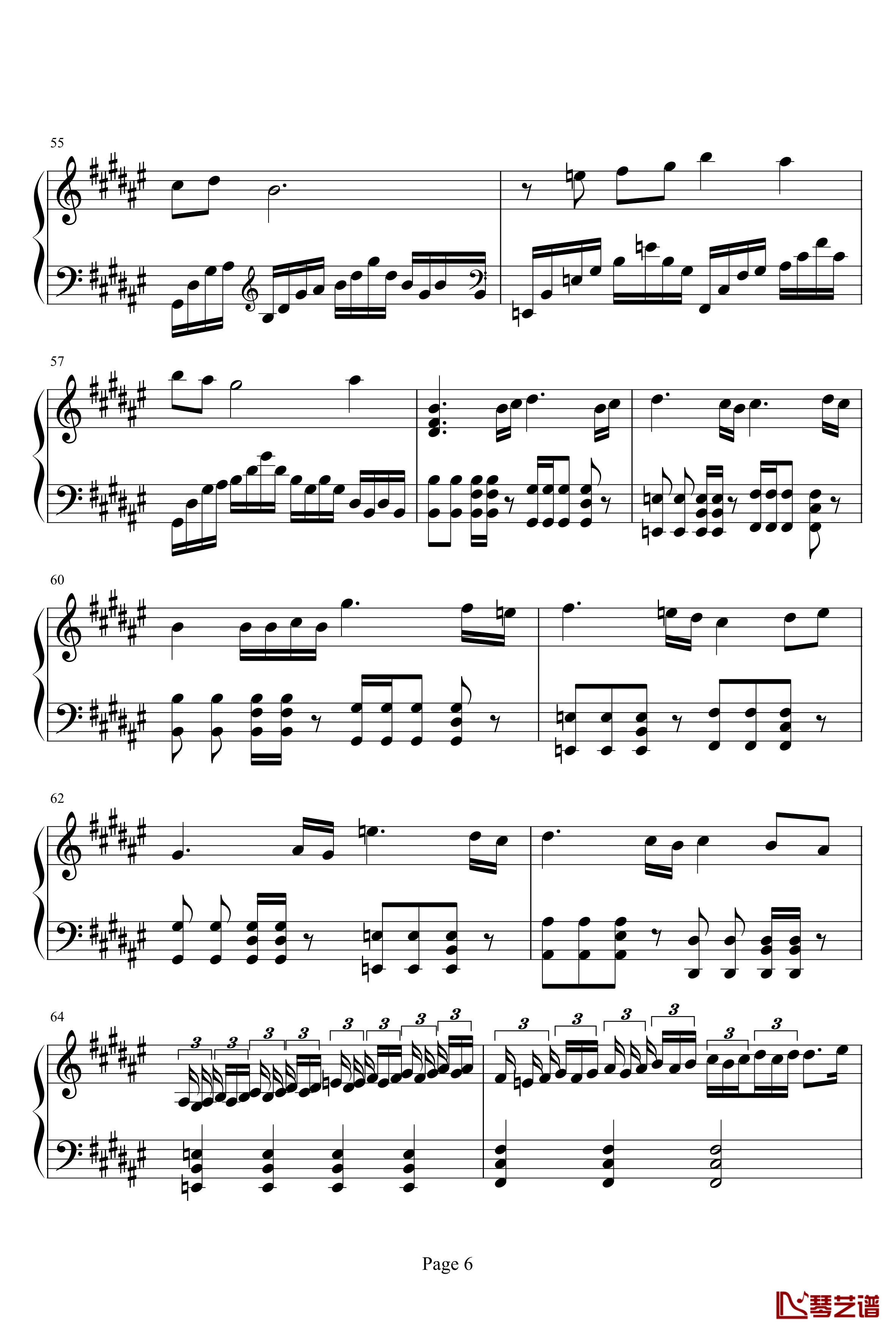 亡灵序曲钢琴谱-完整版-亡灵序曲6