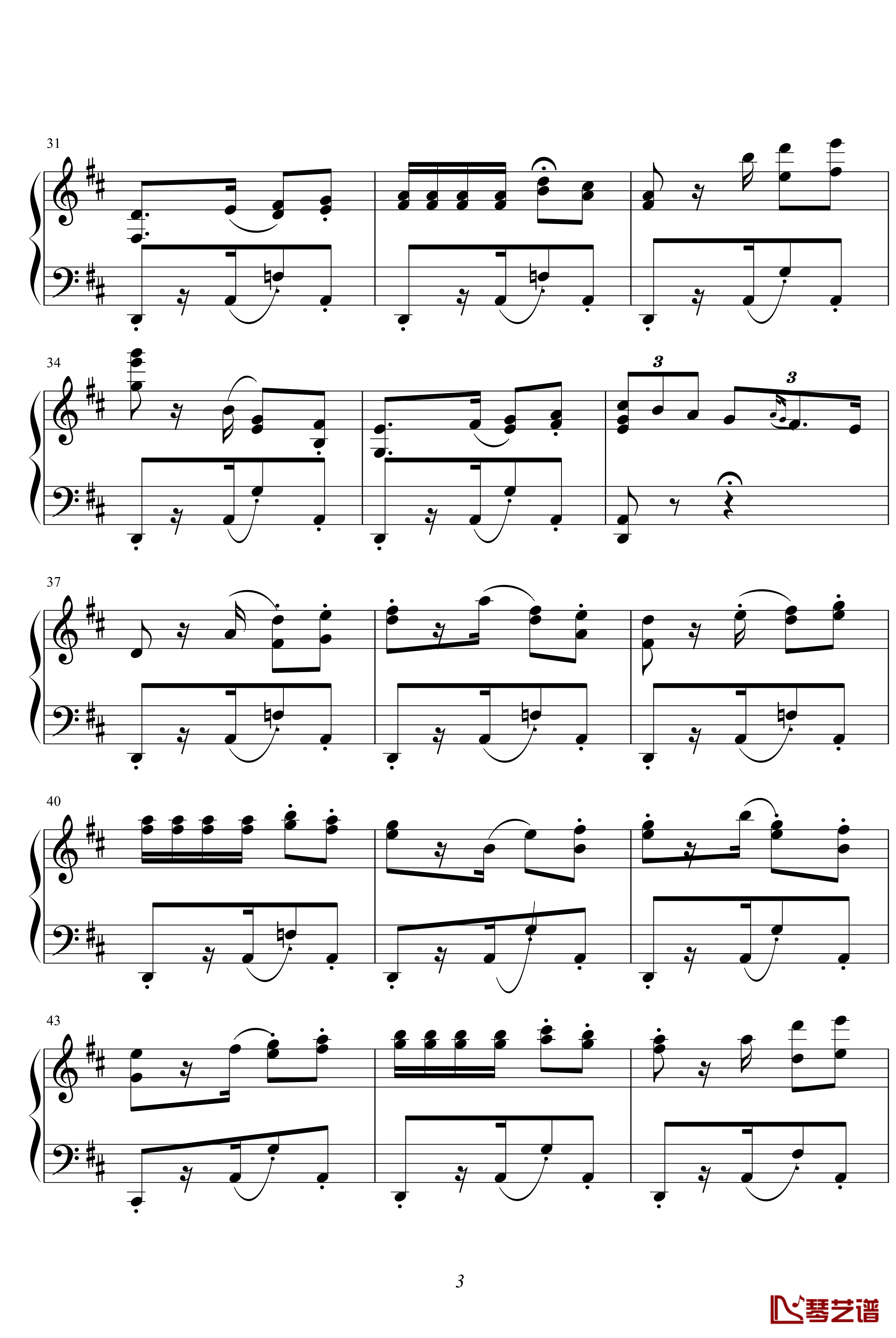 卡门钢琴谱-较完美版-比才-Bizet3