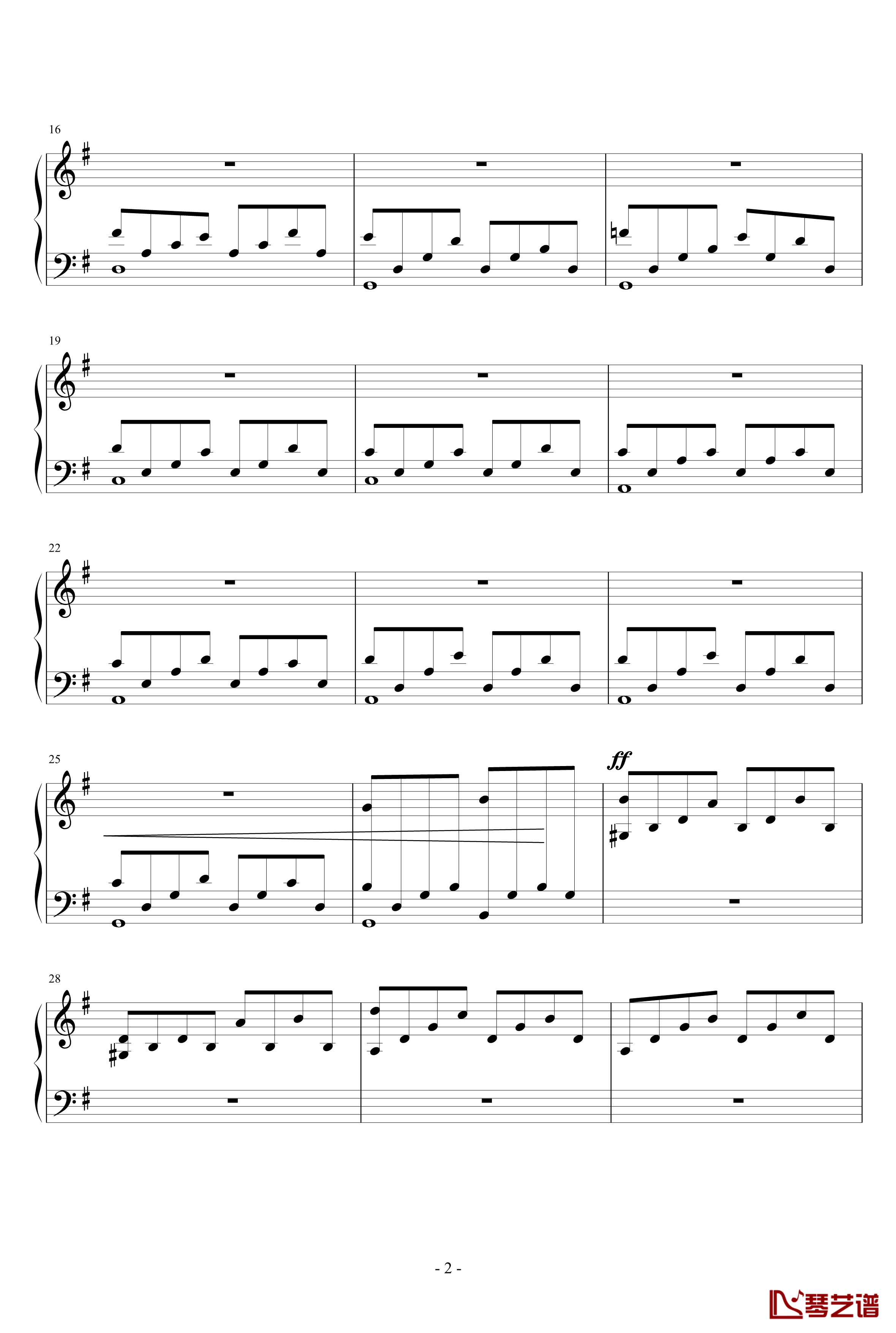 前奏曲#8钢琴谱-e minor-hardy4192