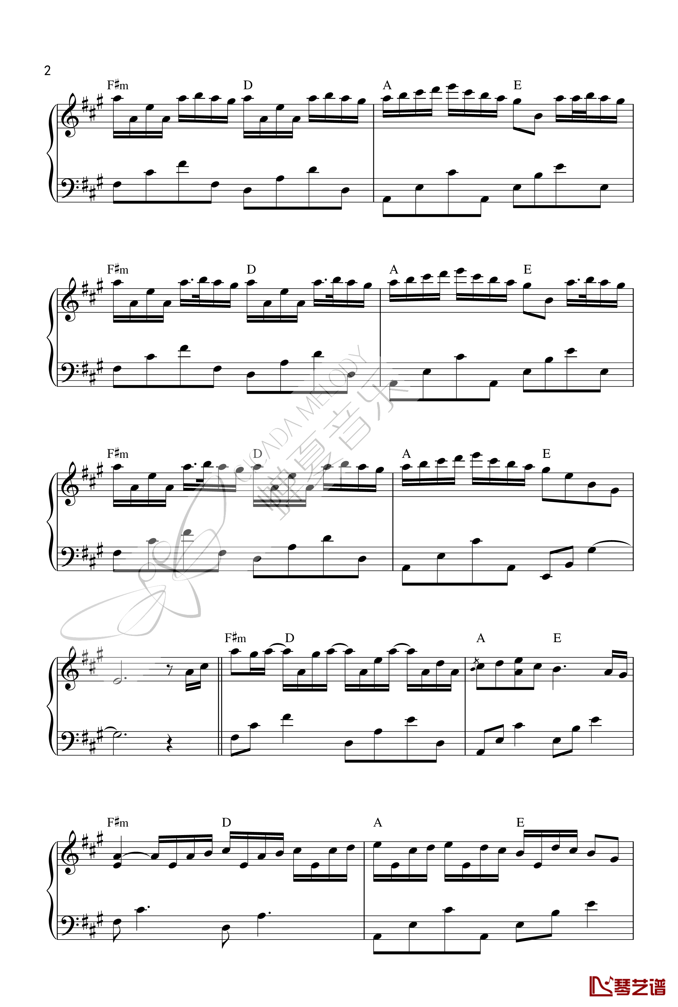 River Flows In You钢琴谱-Yiruma2