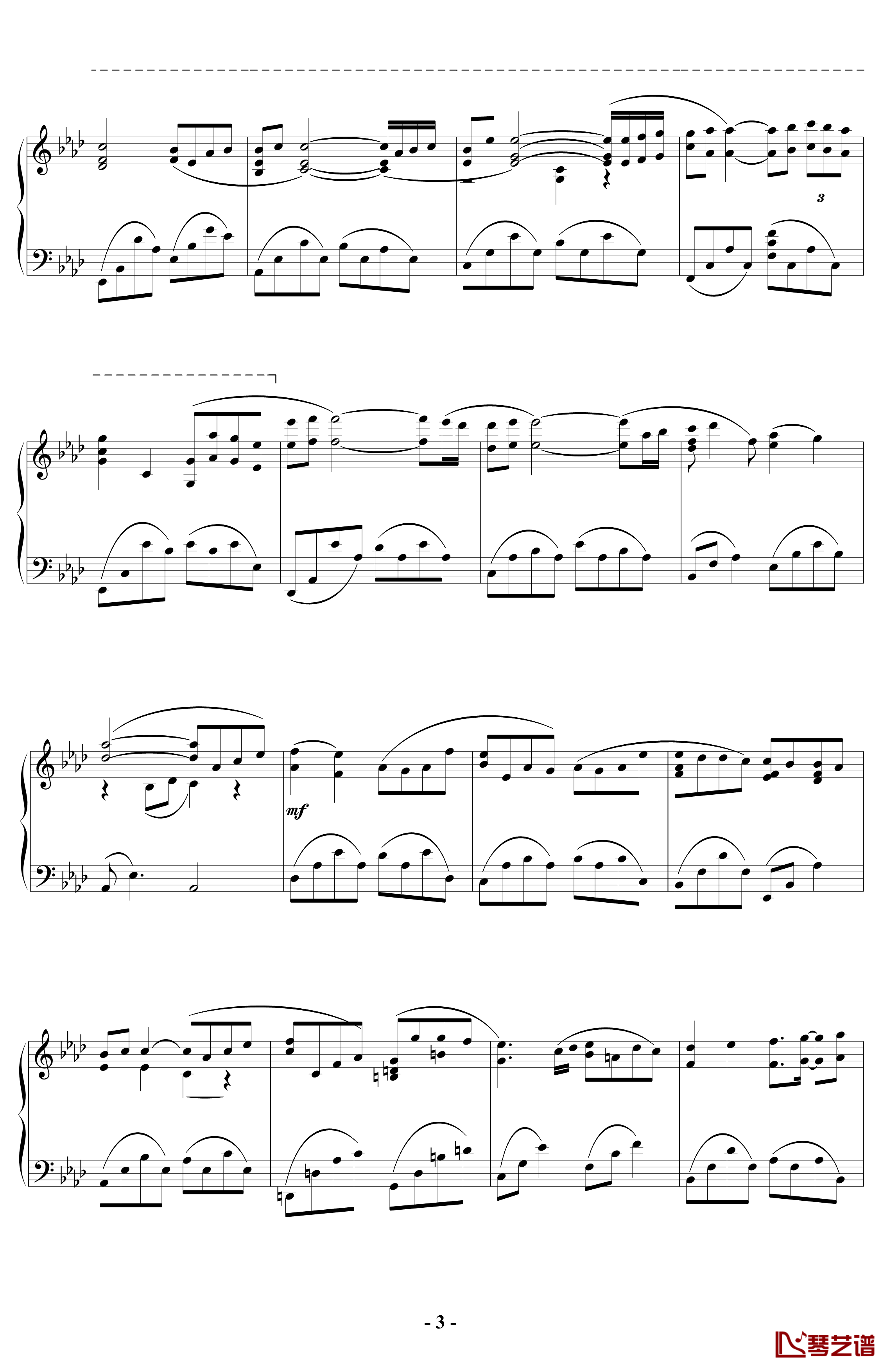 kiss the rain钢琴谱-优化版-Yiruma3