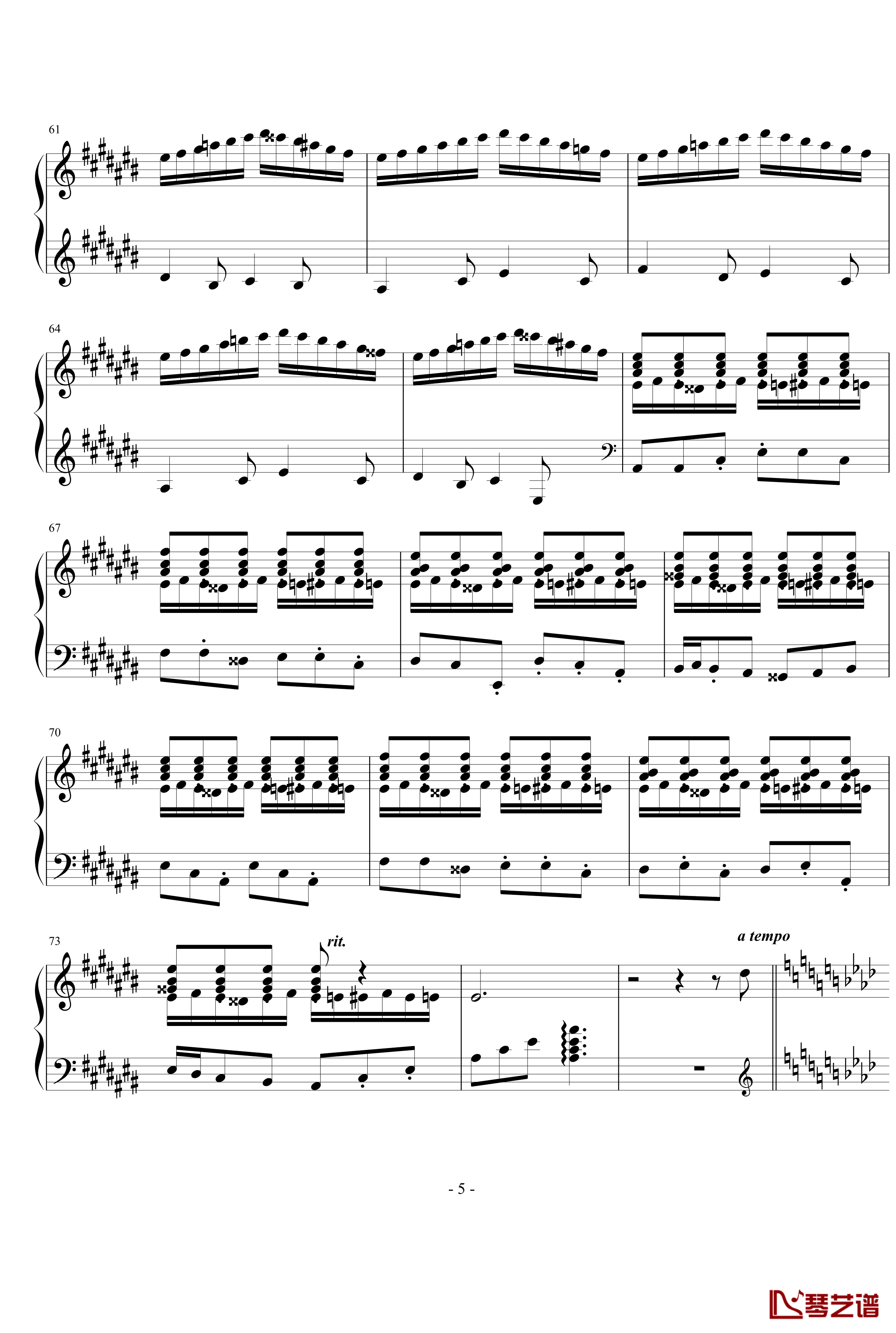 The Music Box钢琴谱-李方略5