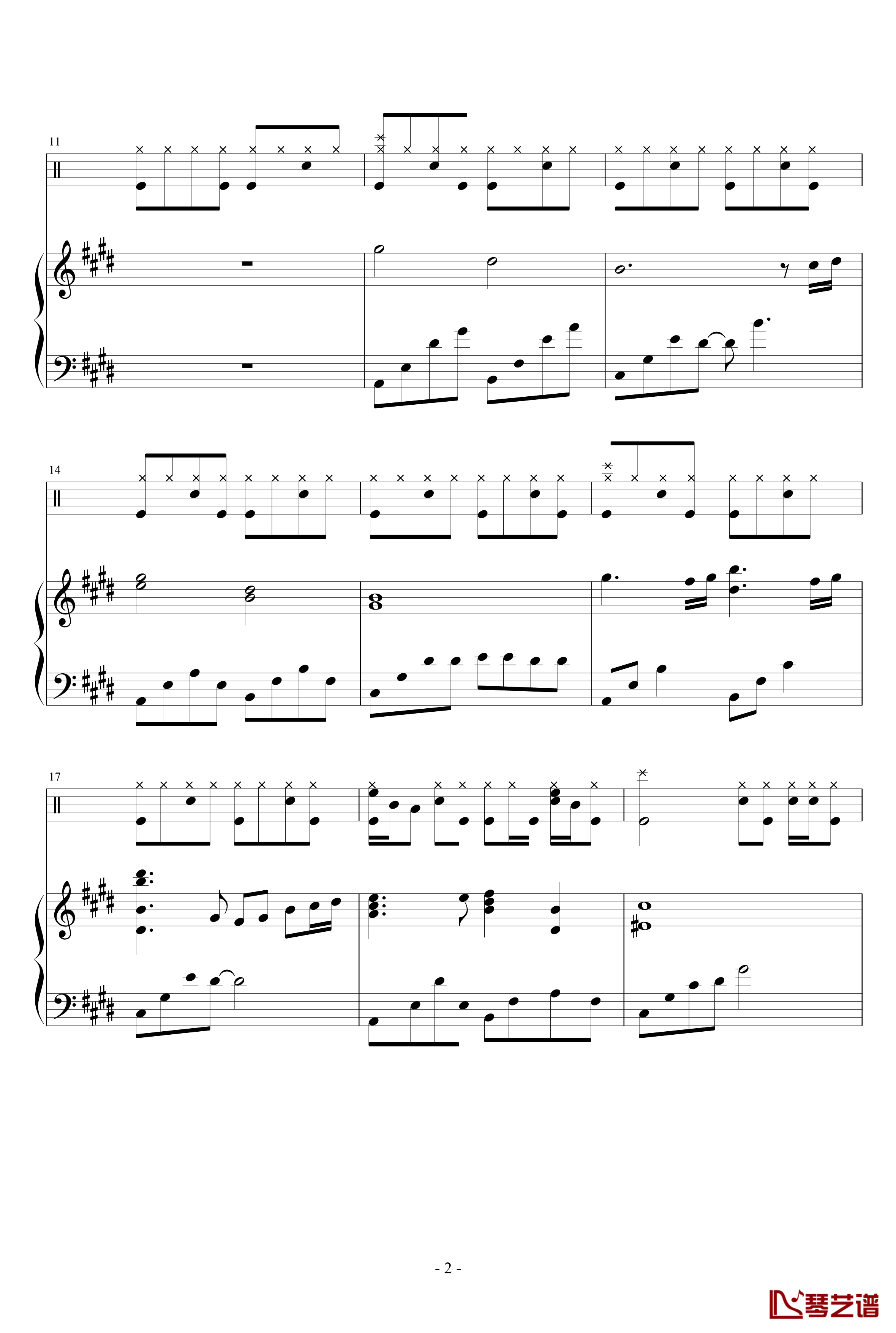 碎钢琴谱-Ｓòrγy.2