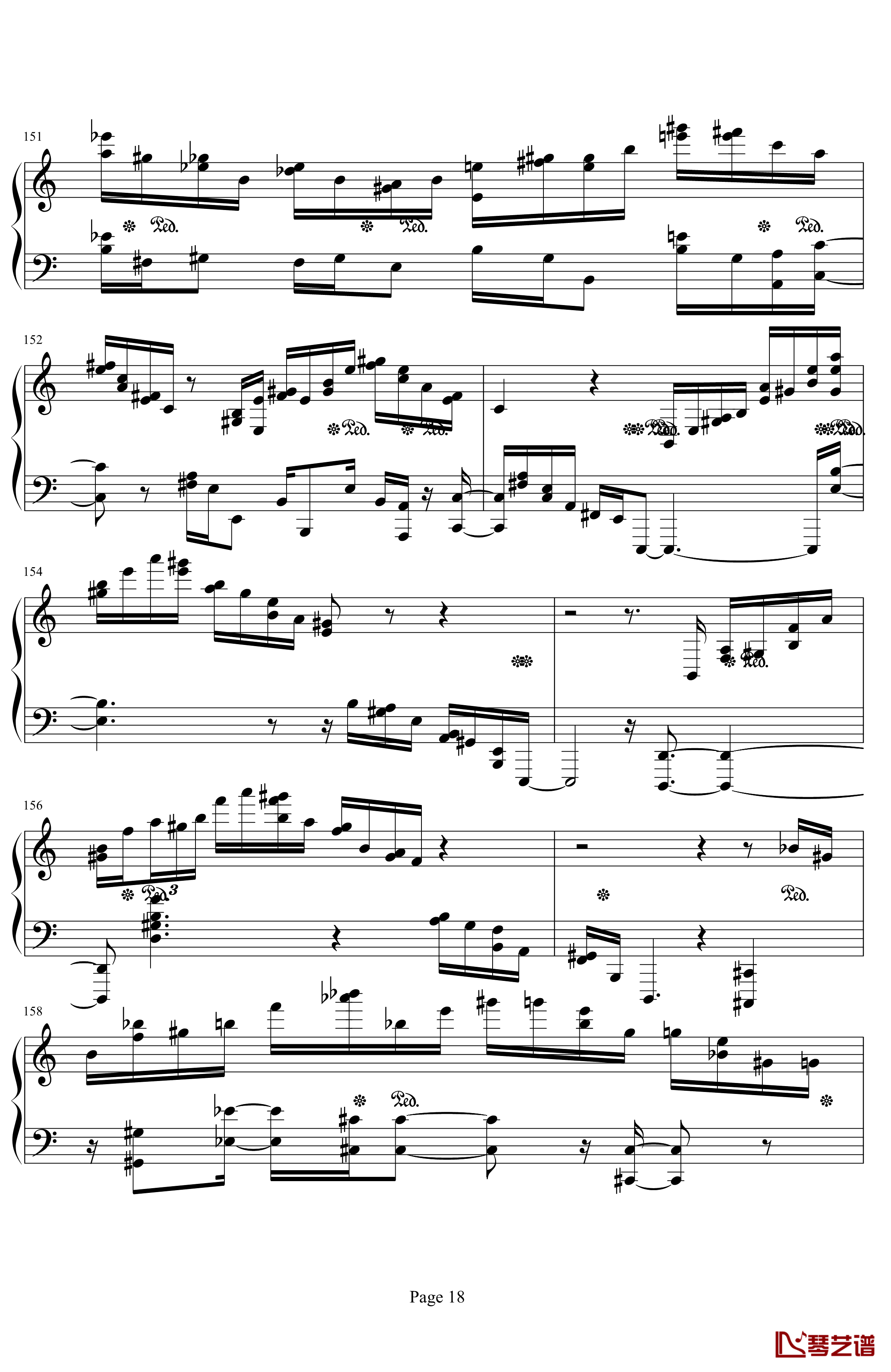 肖邦第二诙谐曲钢琴谱-肖邦-chopin18