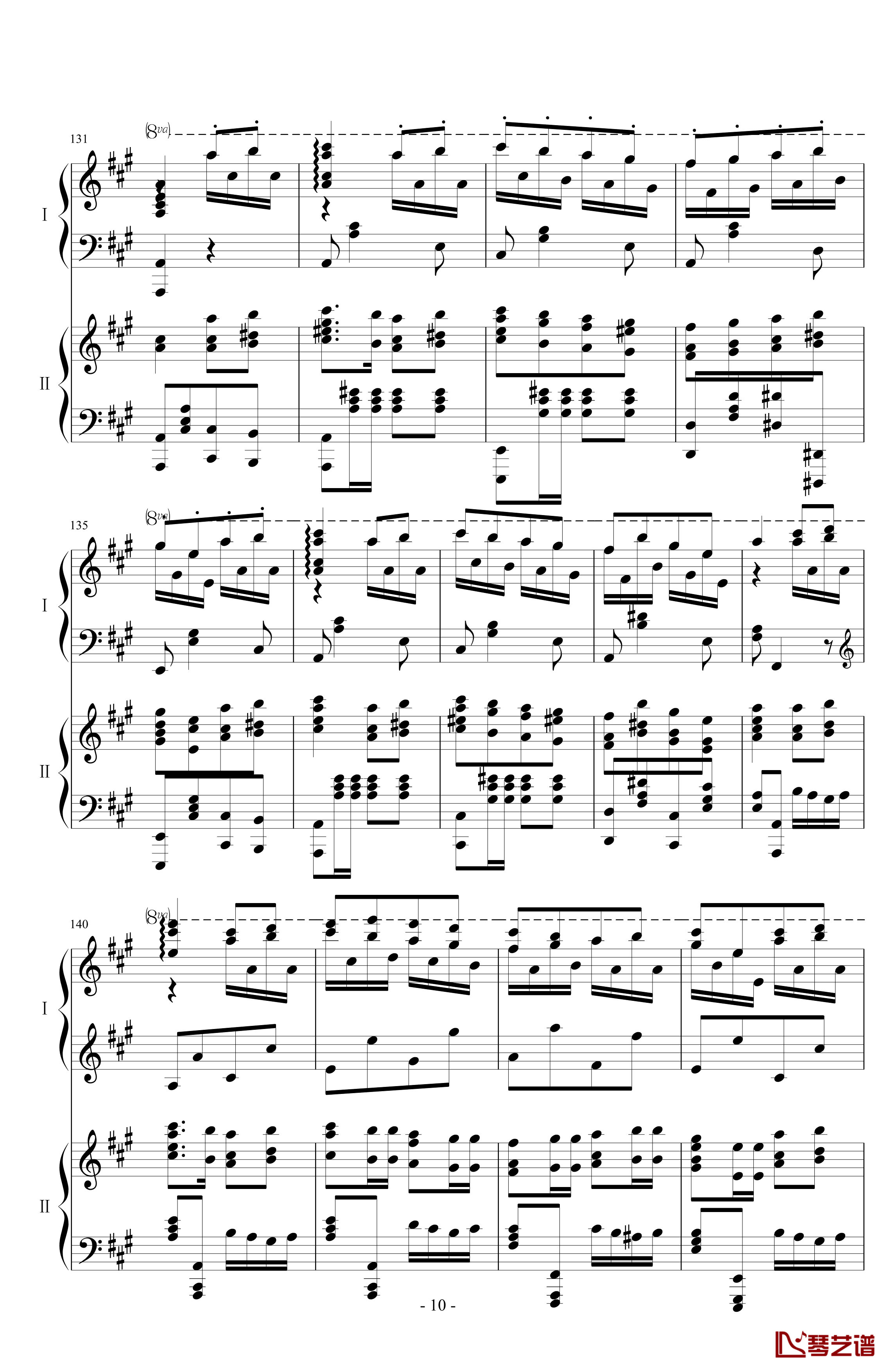 土耳其进行曲钢琴谱-情侣版-莫扎特10