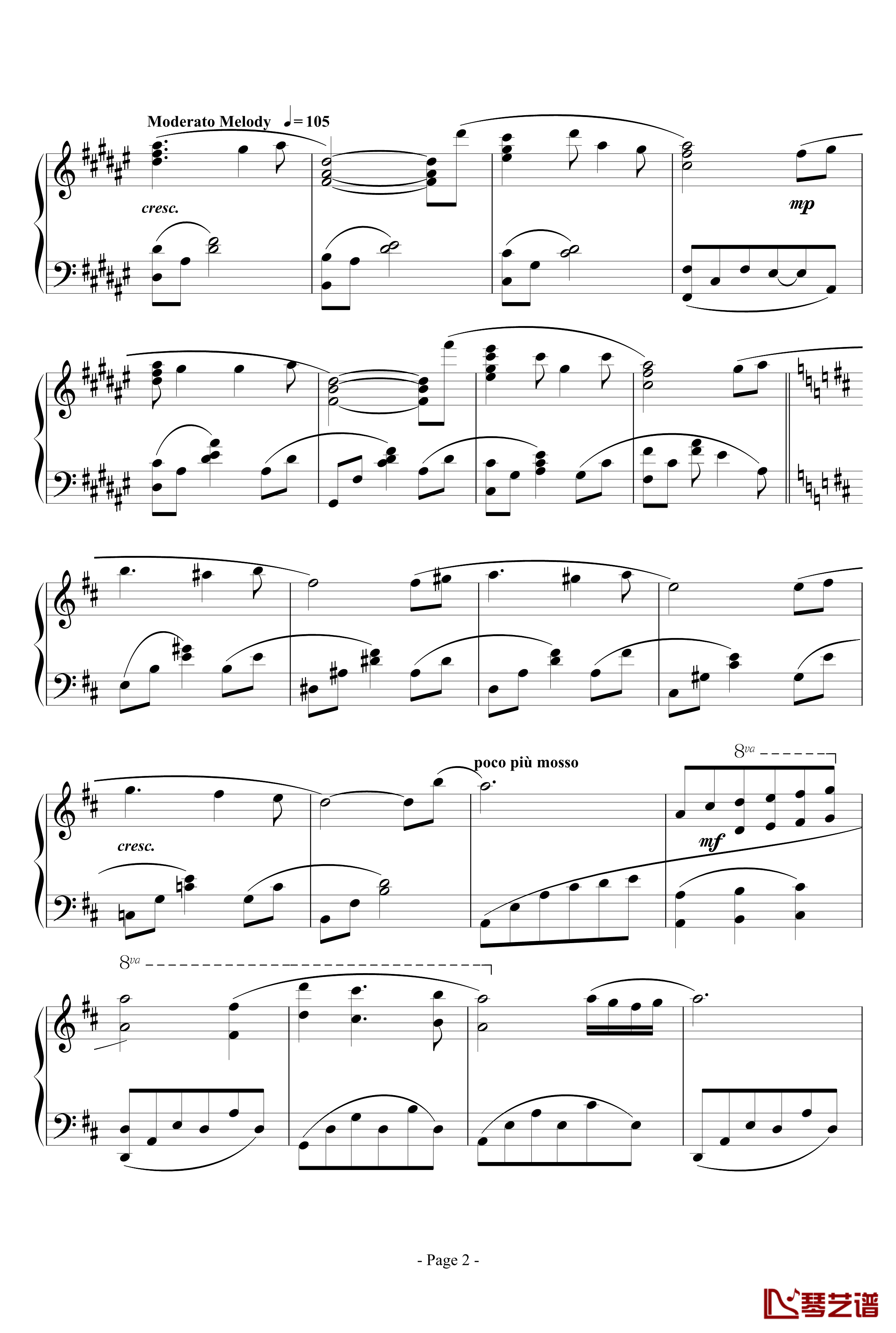 思绪之舞钢琴谱-lujianxiang5552