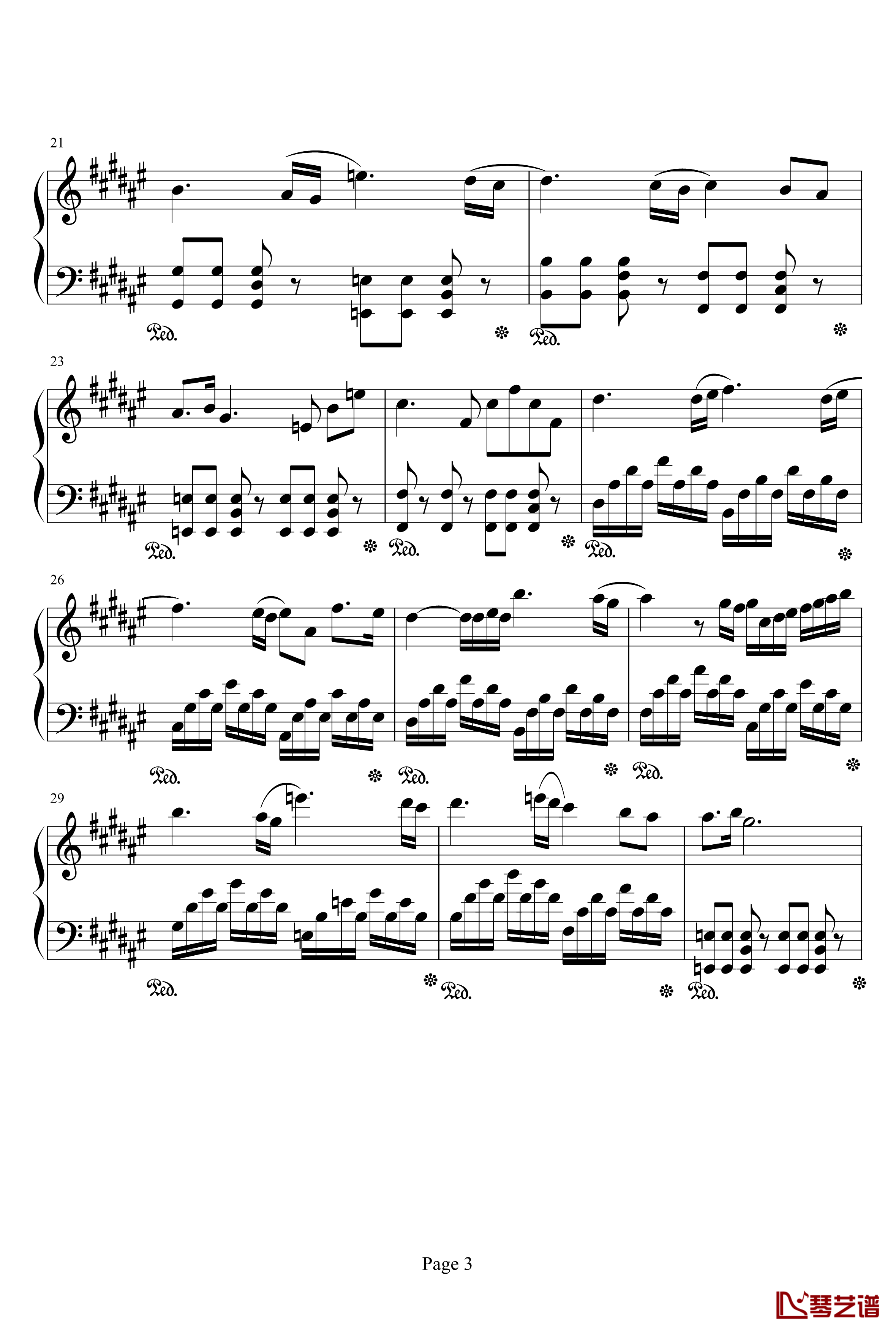 亡灵序曲钢琴谱-完整版-亡灵序曲3