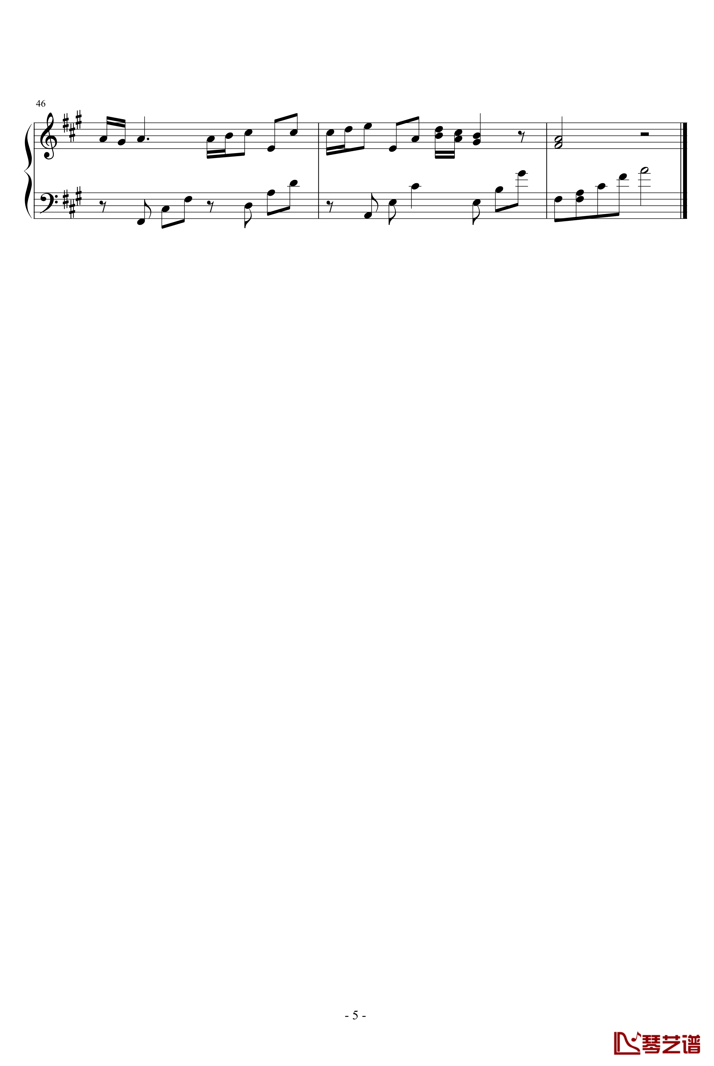 river flows in you钢琴谱-感动版-Yiruma5