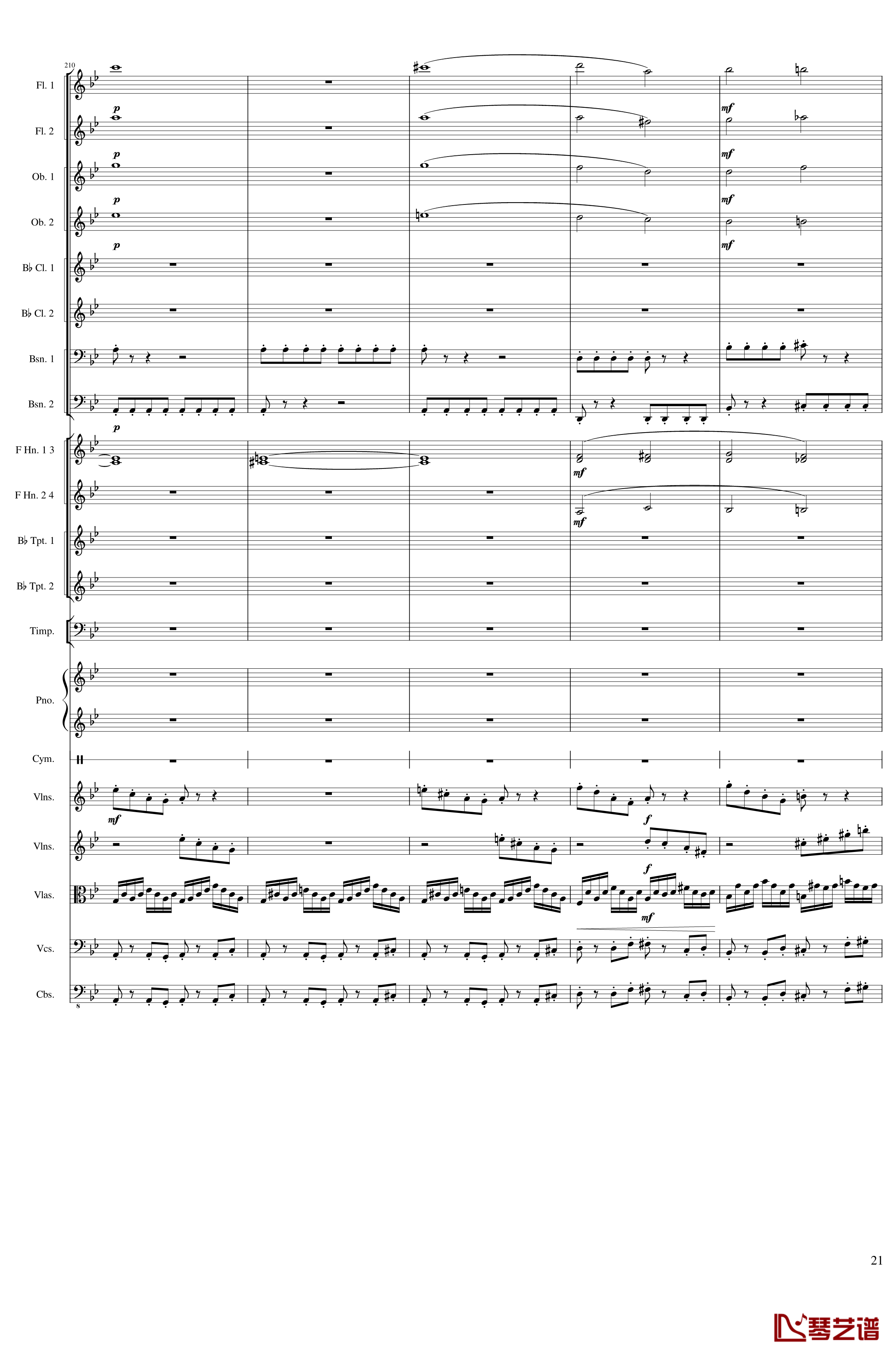 Piano Concerto No.8, Op.123 III钢琴谱 一个球21