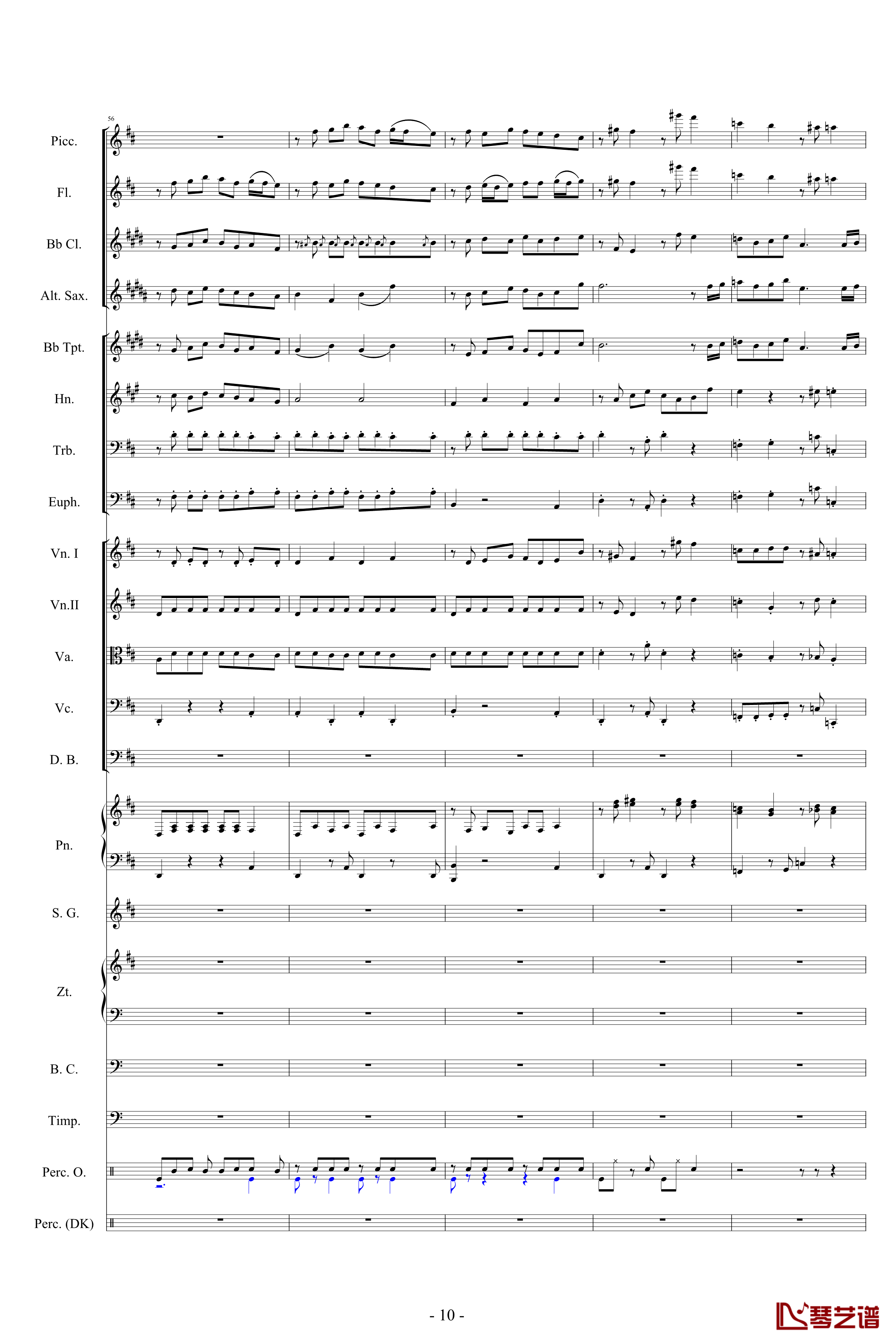 迪士尼組曲-小交響樂版钢琴谱-Disney Medley-迪士尼10