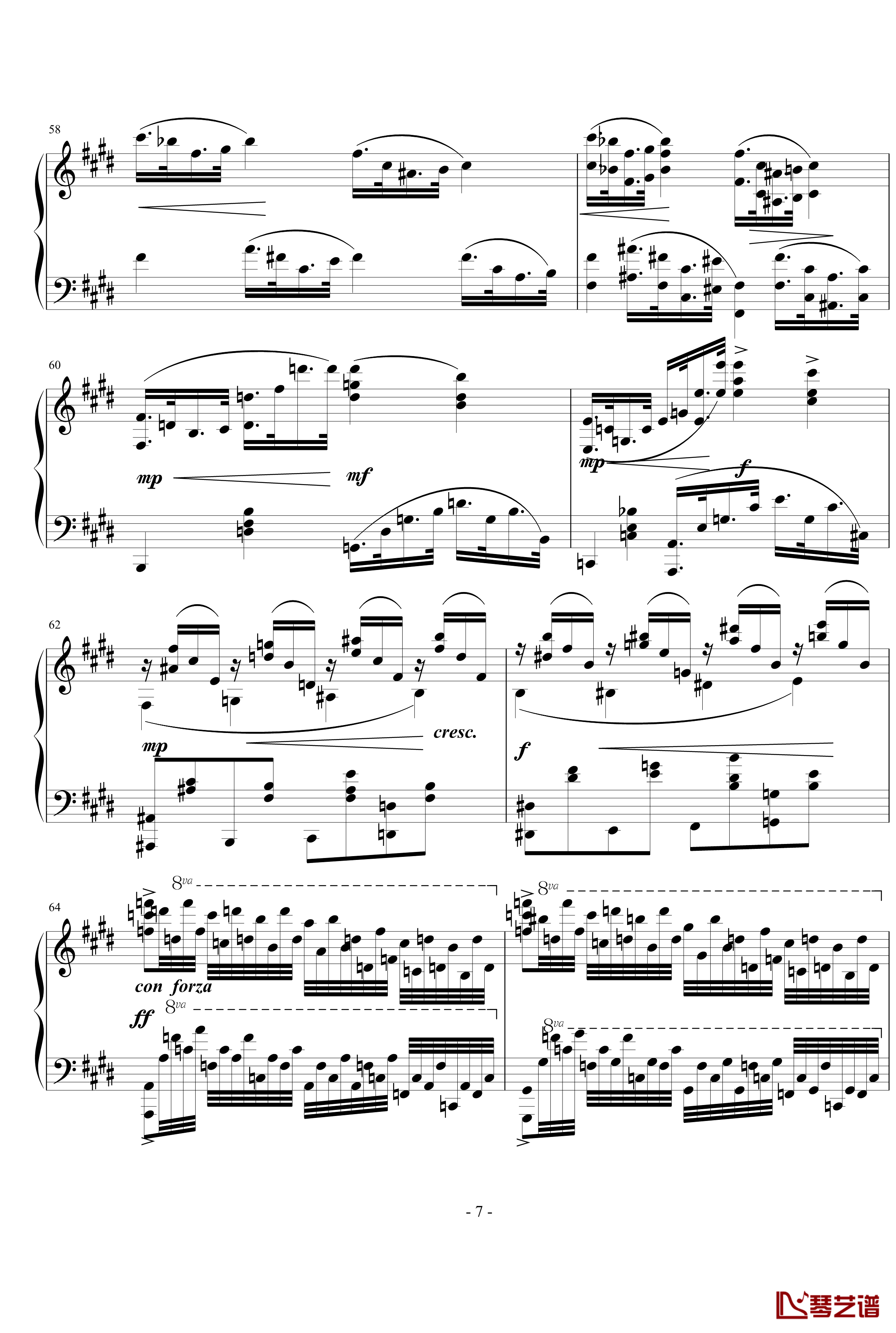 烂大俗奏鸣曲钢琴谱-1乐章-nyride7