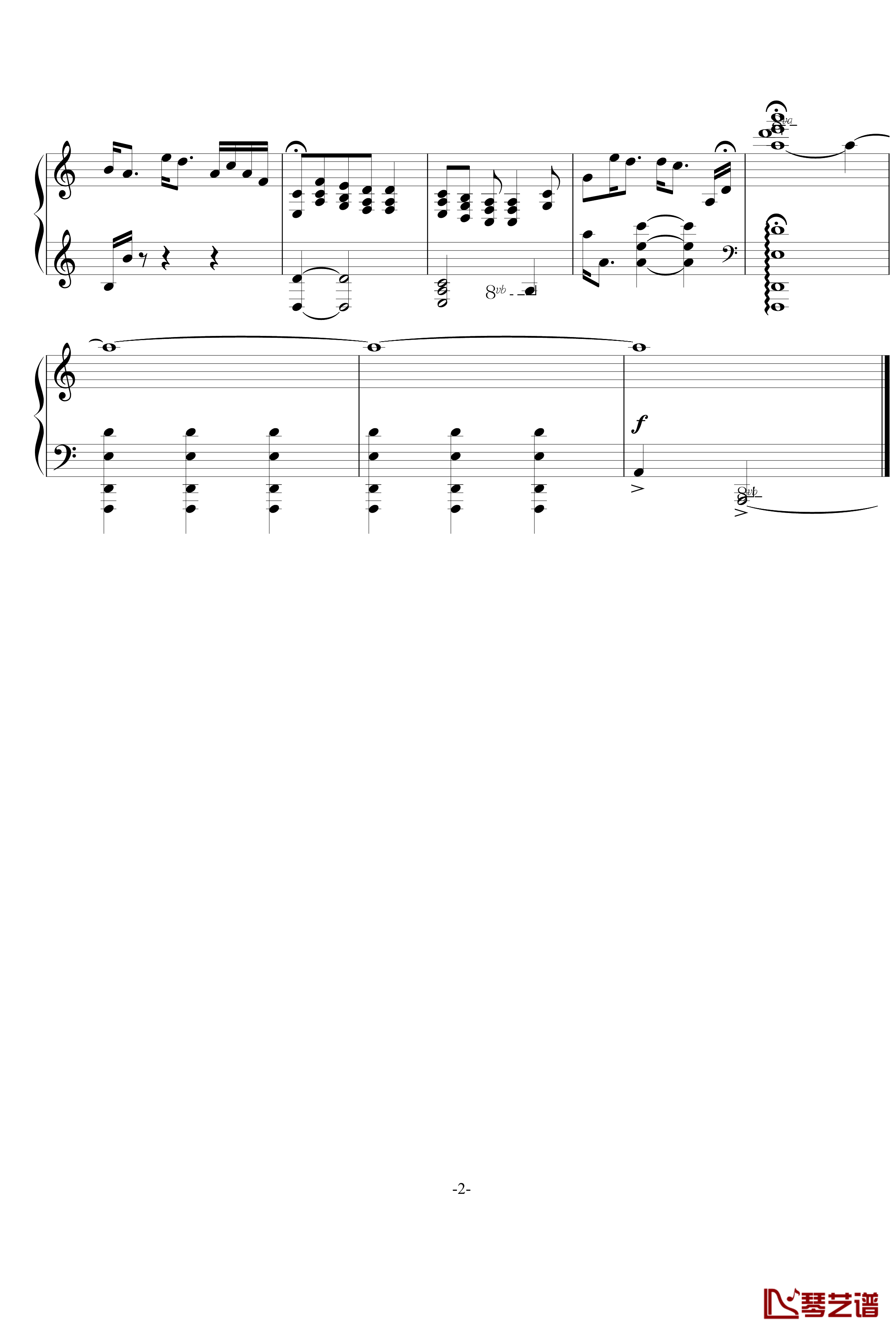 C:Raining钢琴谱-FIRSTONE2