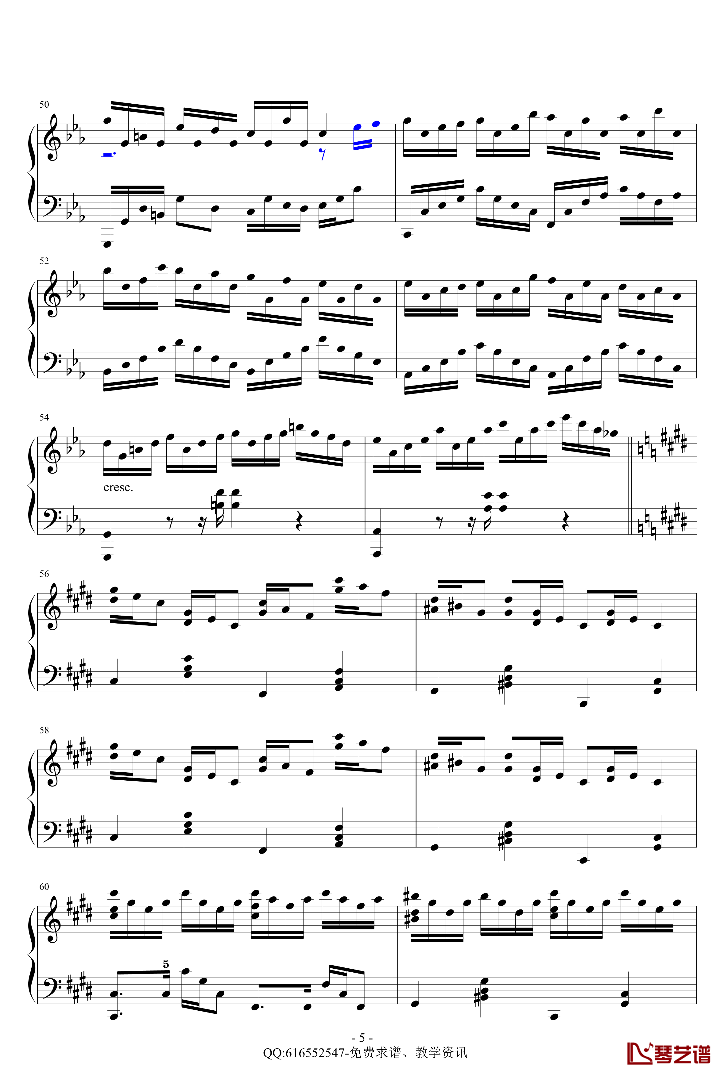 克罗地亚狂想曲钢琴谱-精致版-金龙鱼170427-马克西姆-Maksim·Mrvica5