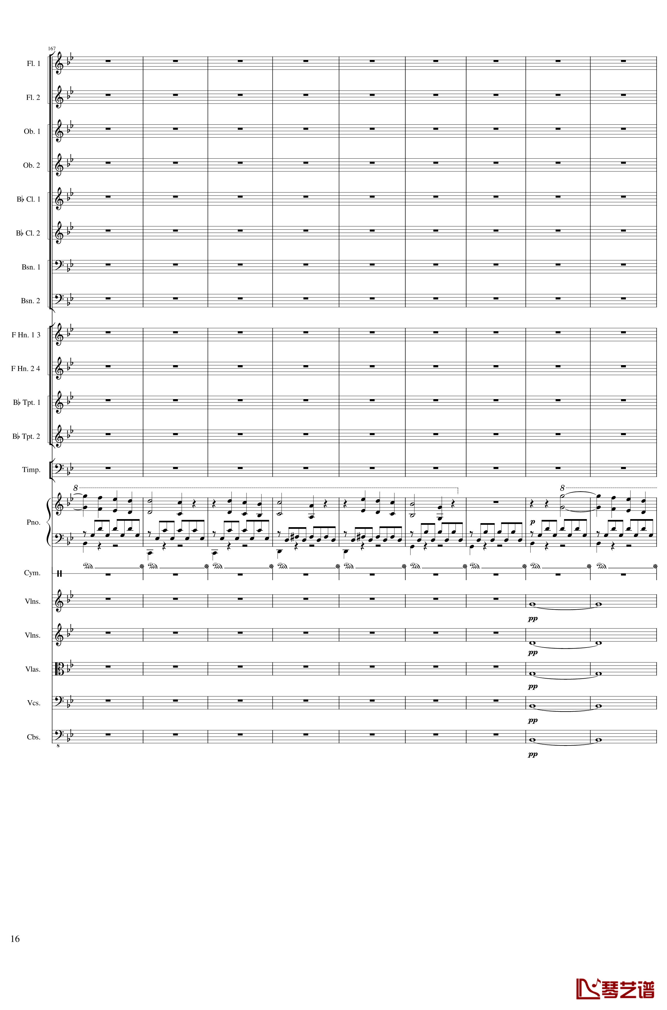 Piano Concerto No.8, Op.123 III钢琴谱 一个球16