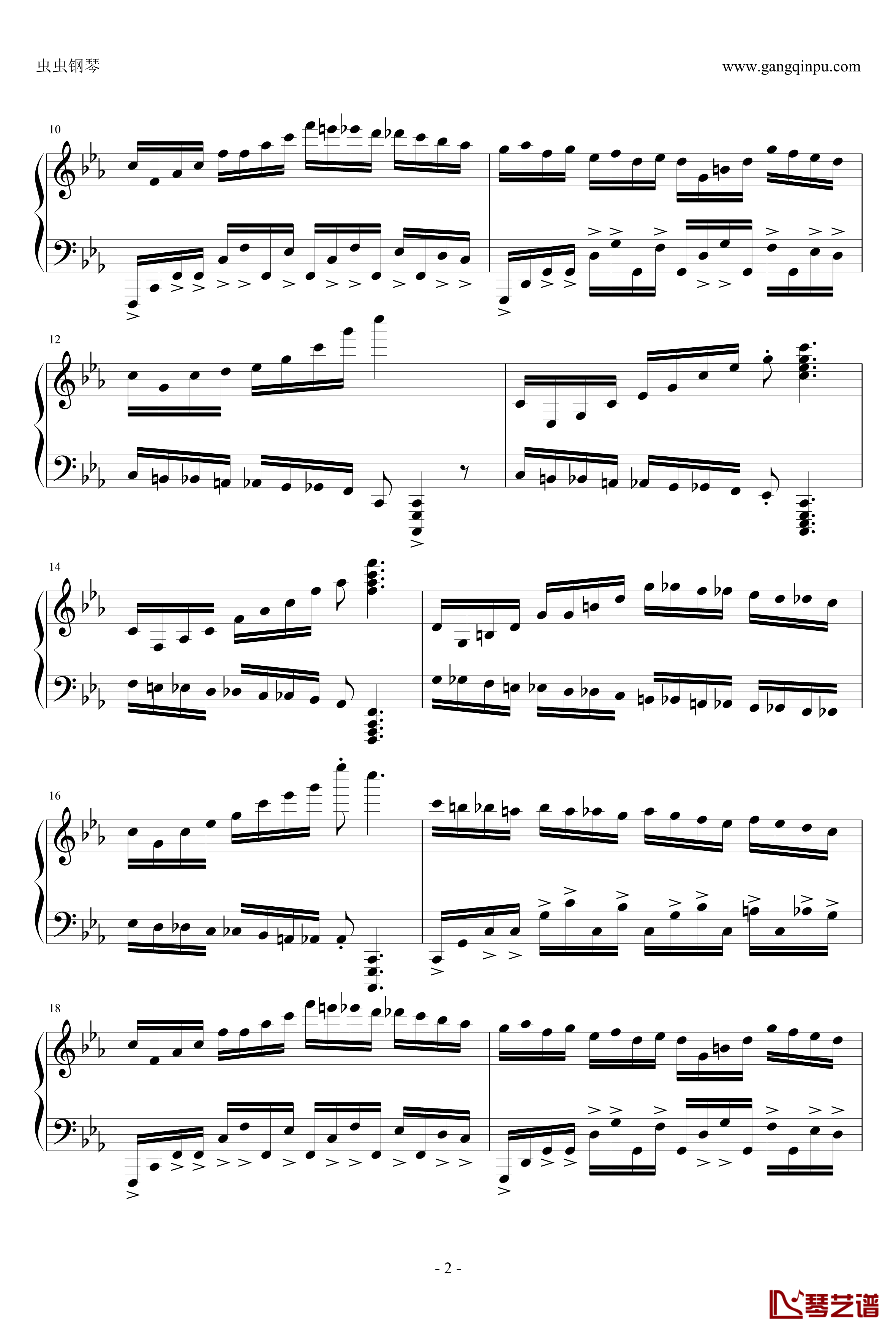 pure版古巴钢琴谱-马克西姆-Maksim·Mrvica2