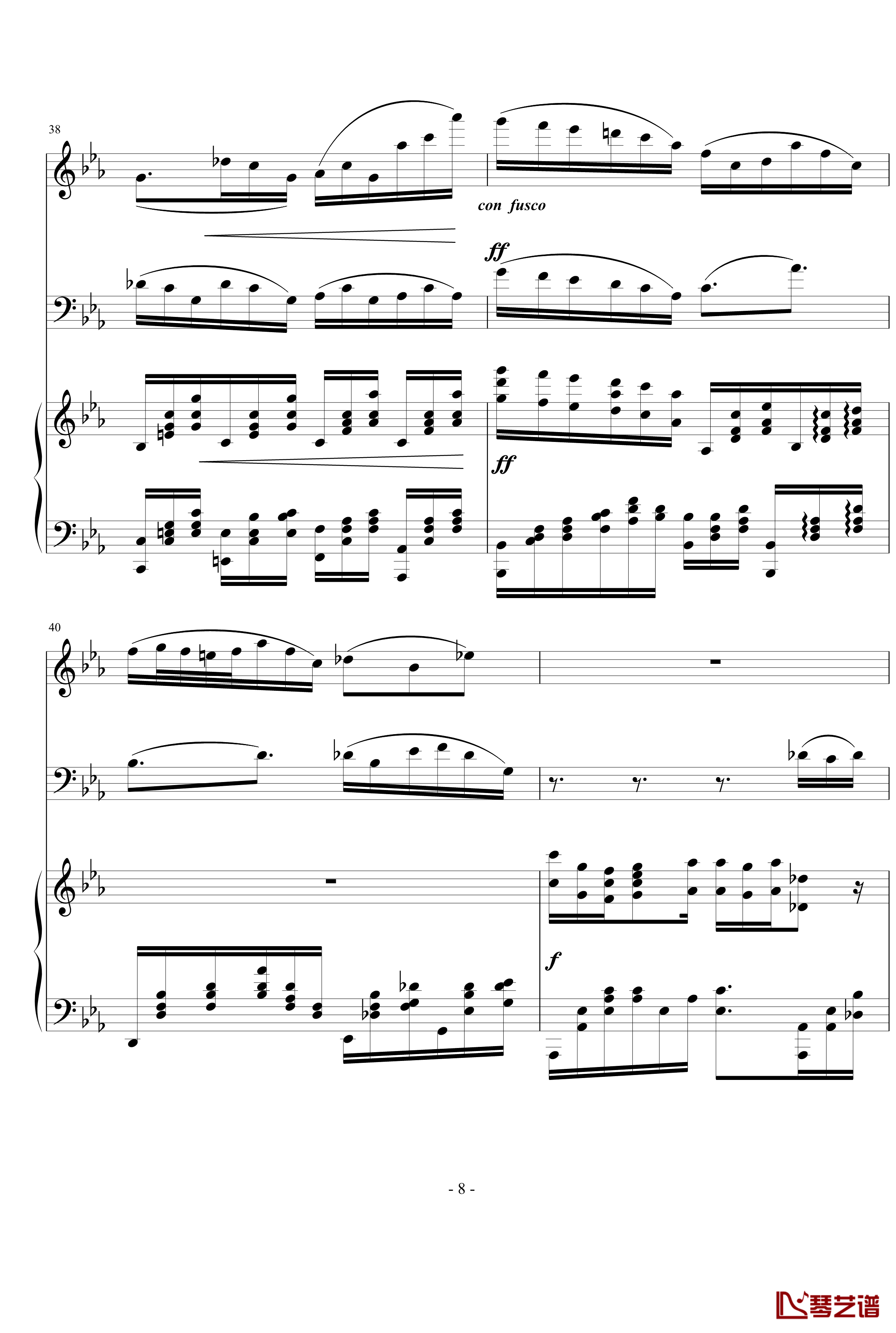 Trio piece钢琴谱-nyride-随写三重奏小品8