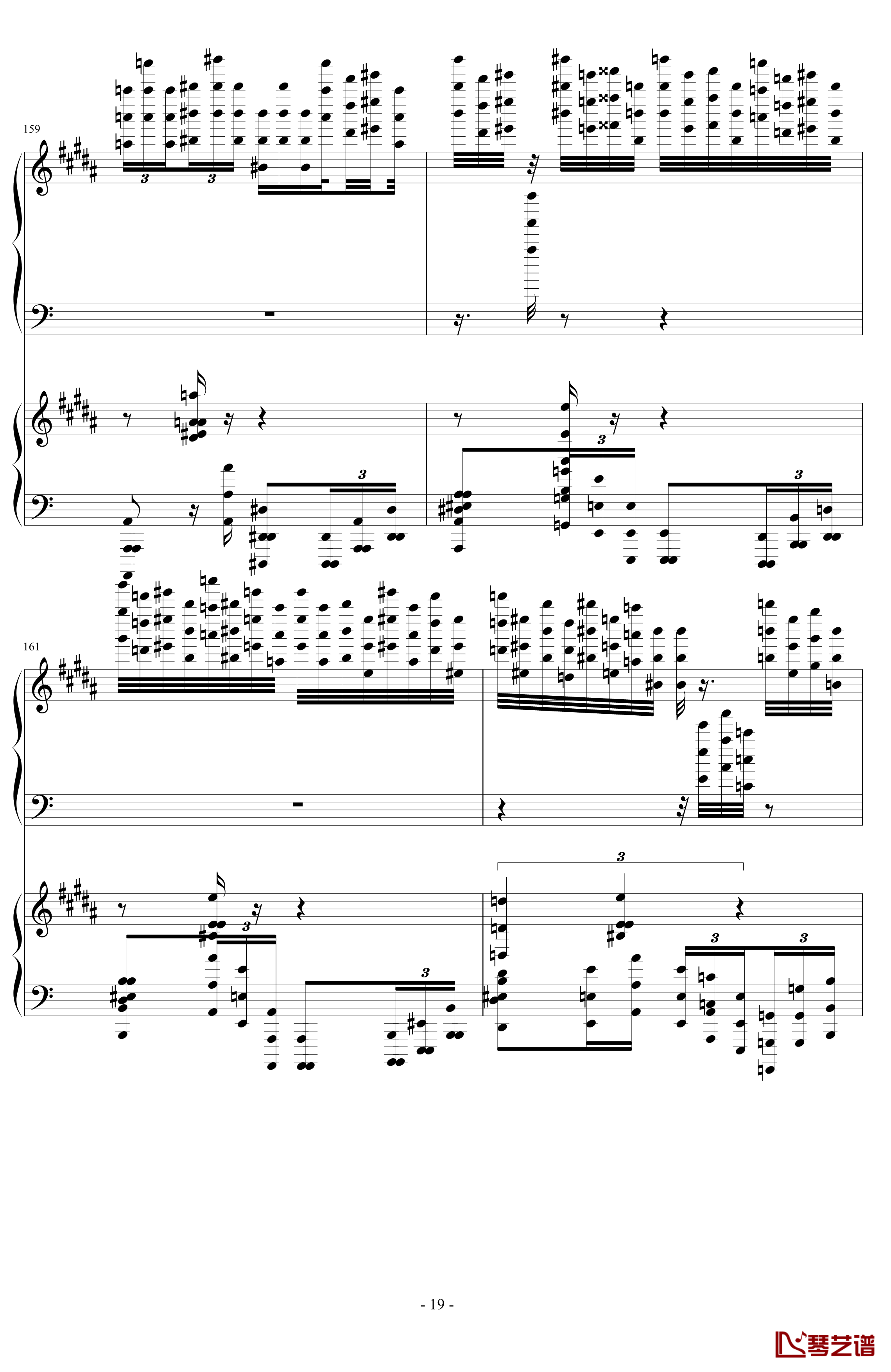 超级玩命版土耳其进行曲钢琴谱-莫扎特19