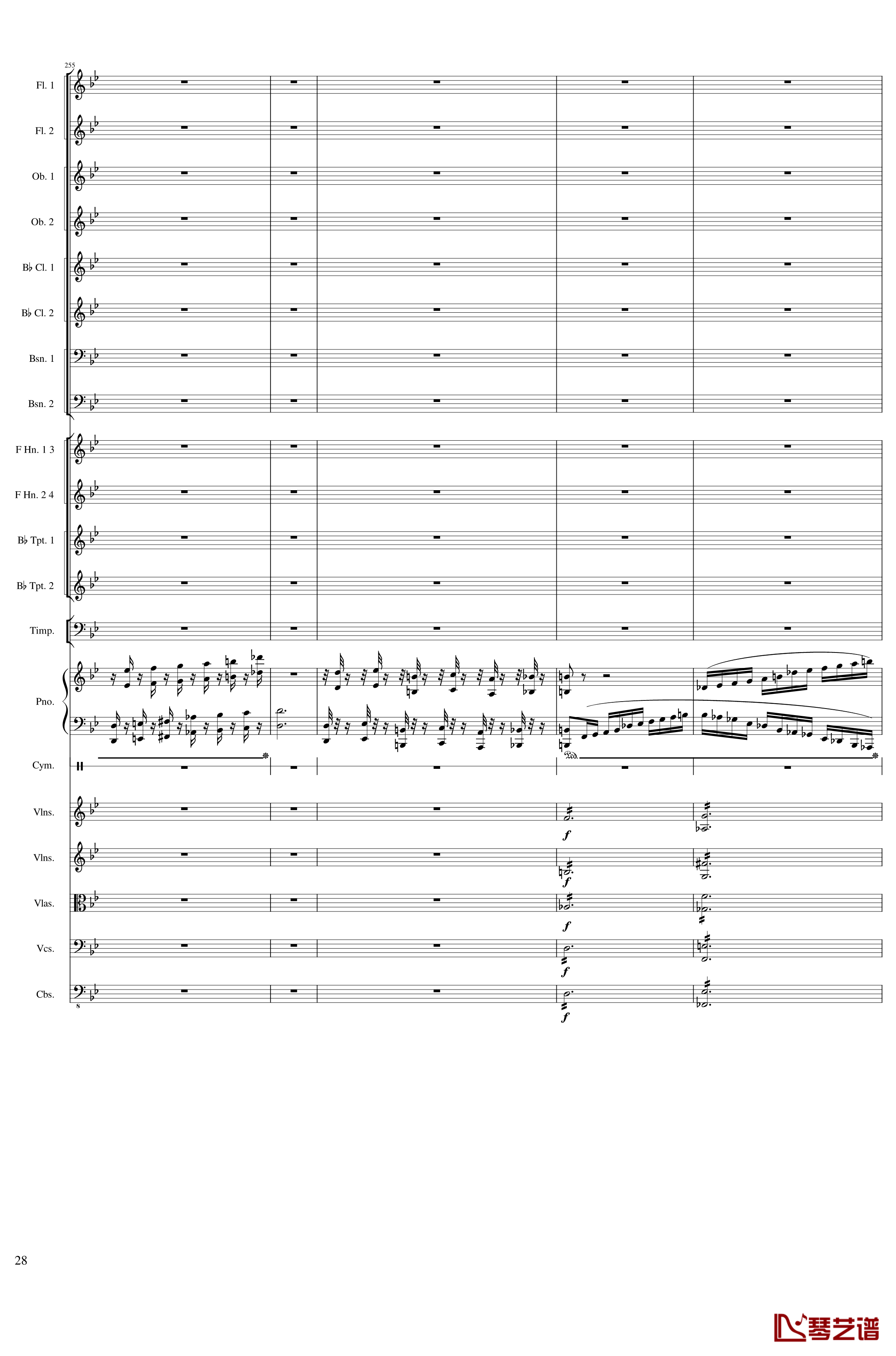 Piano Concerto No.8, Op.123 III钢琴谱 一个球28