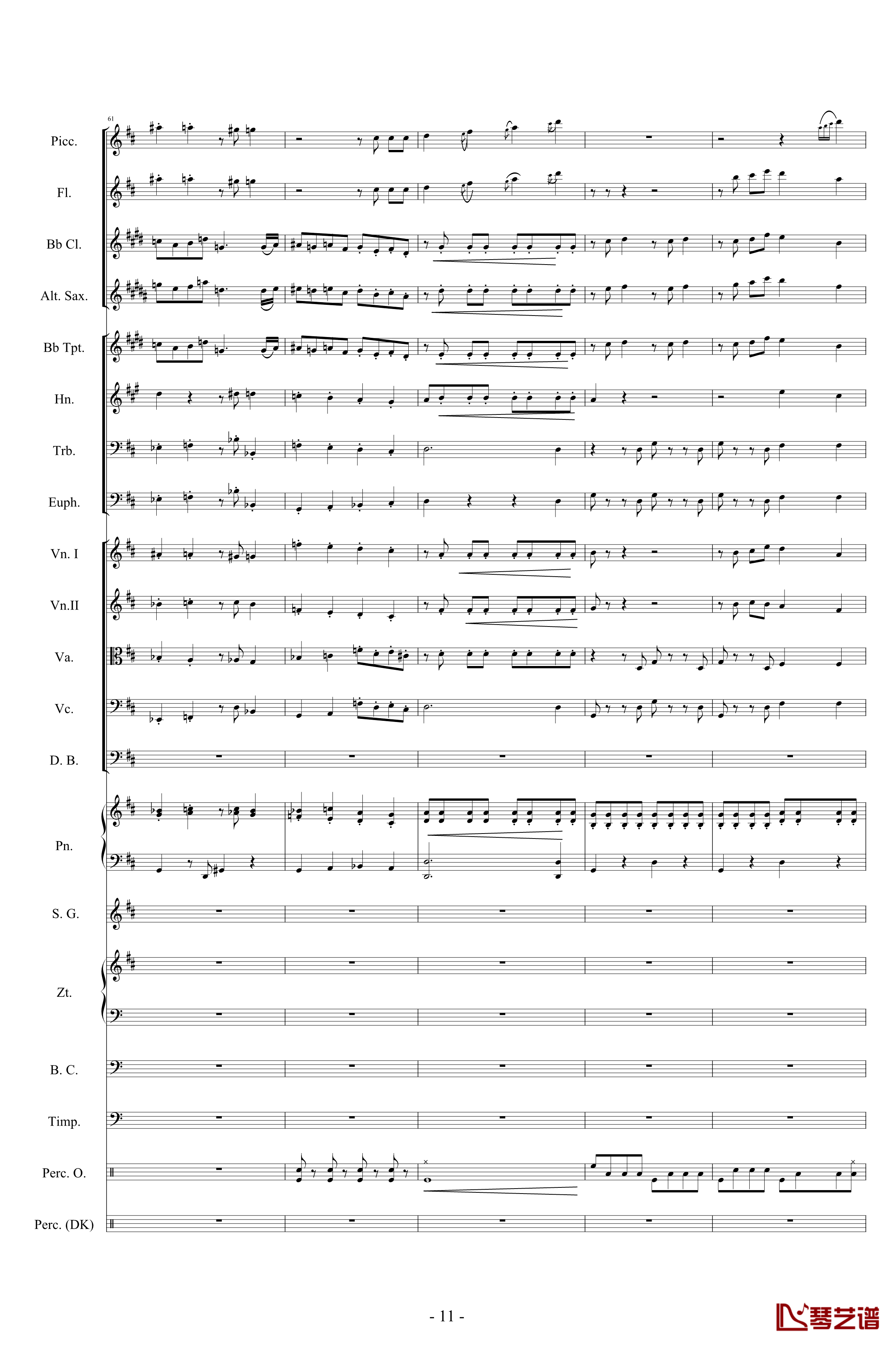 迪士尼組曲-小交響樂版钢琴谱-Disney Medley-迪士尼11