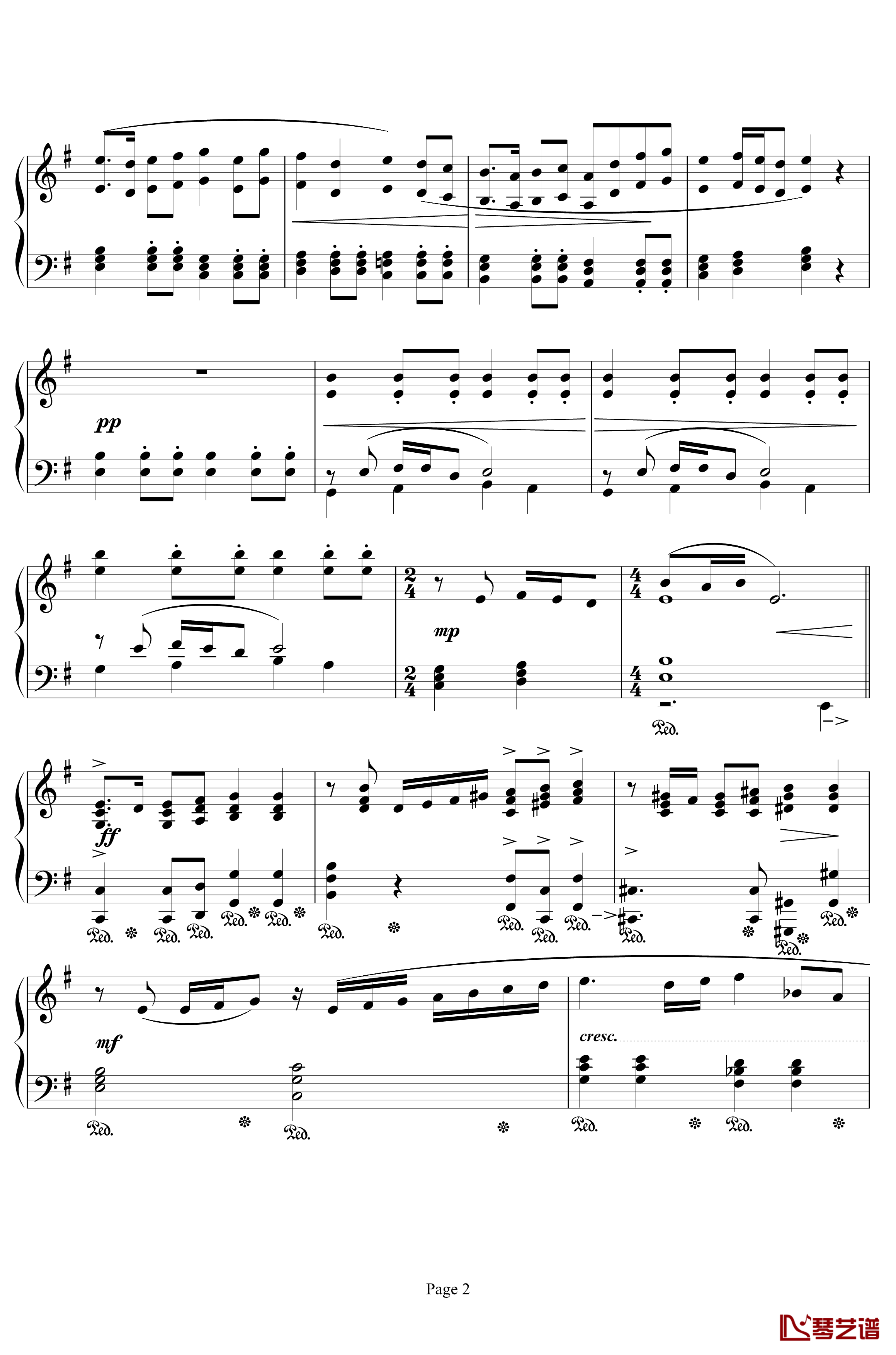 Ronfaure钢琴谱-最终幻想2