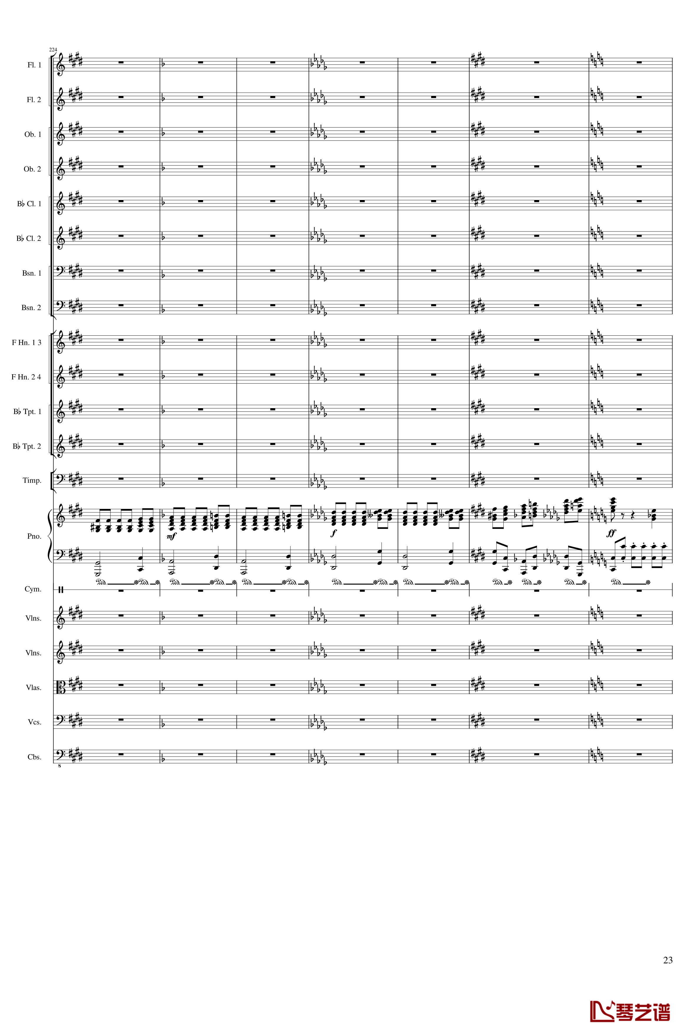 Piano Concerto No.8, Op.123 III钢琴谱 一个球23