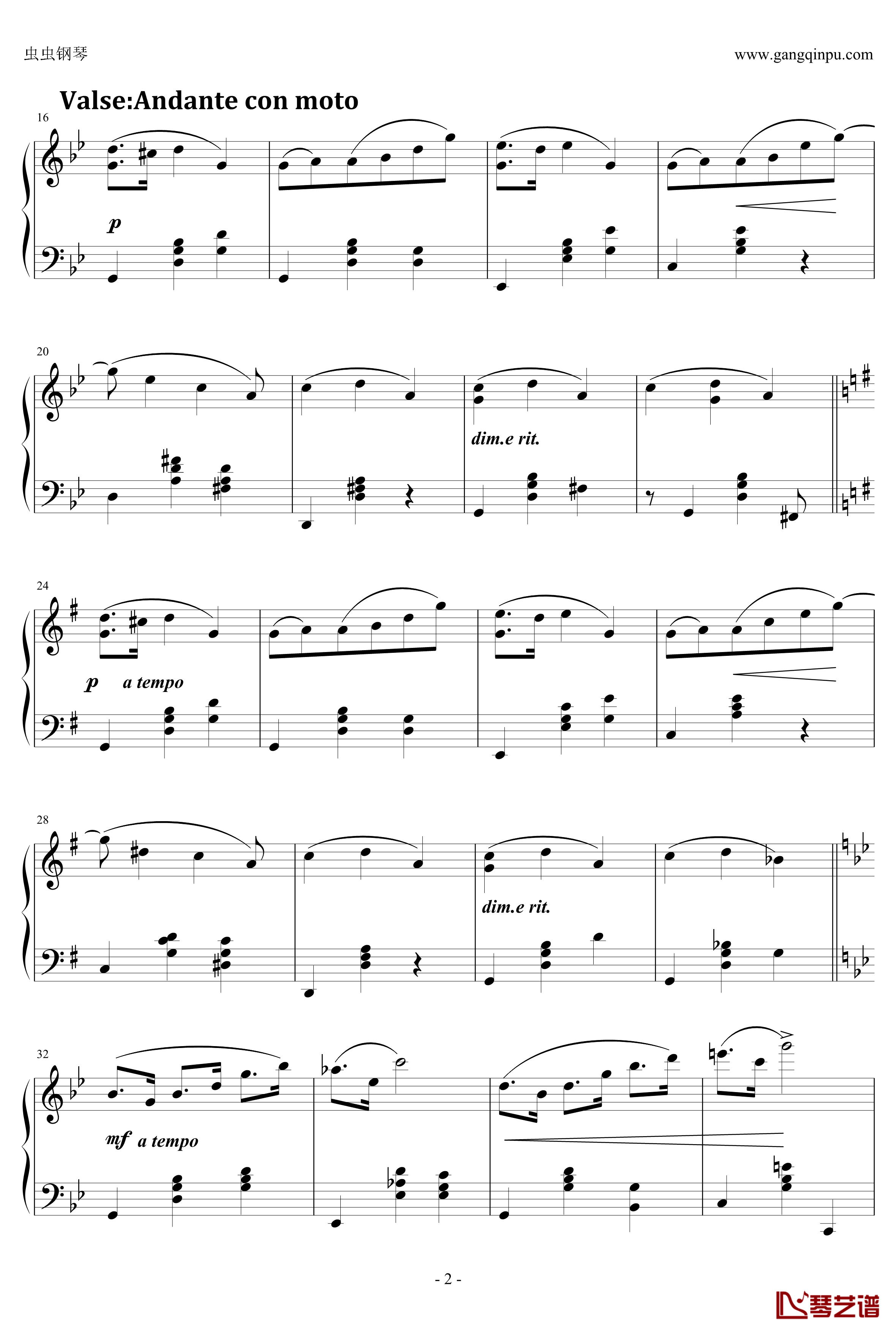 C大调小奏鸣曲钢琴谱 第三乐章-天籁传声2