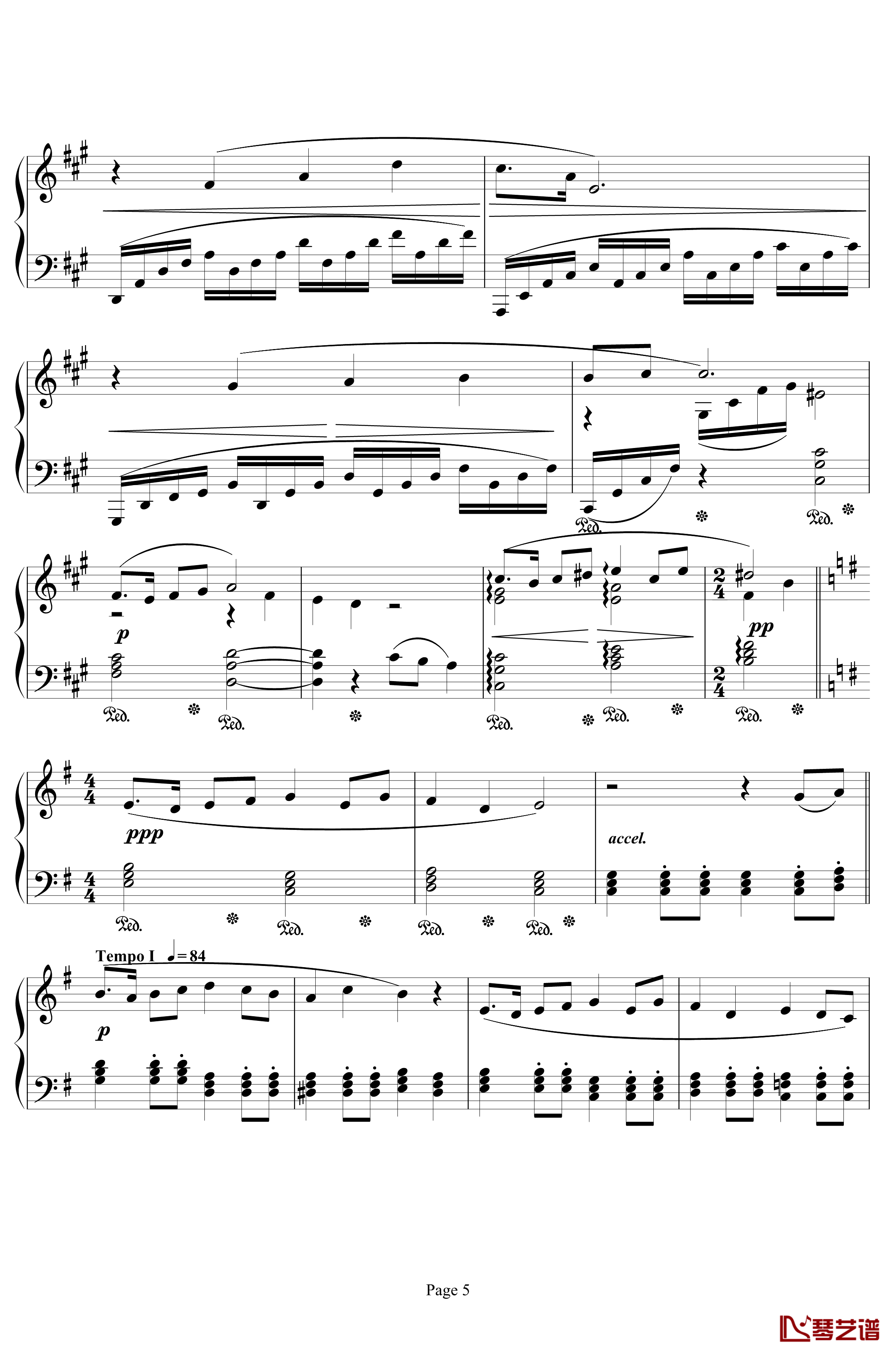 Ronfaure钢琴谱-最终幻想5