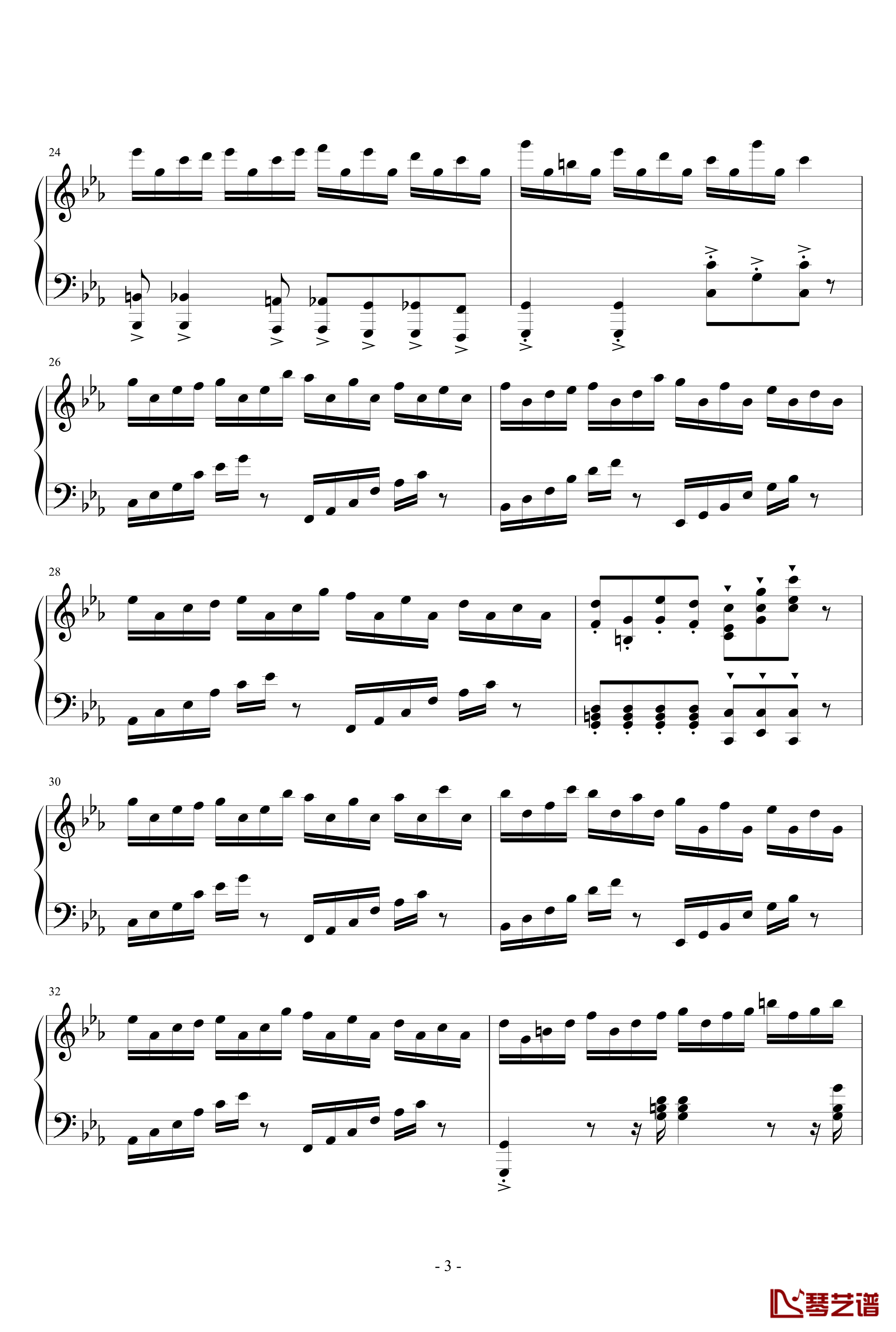 克罗地亚狂想曲钢琴谱-天津演奏会原版-马克西姆-Maksim·Mrvica3