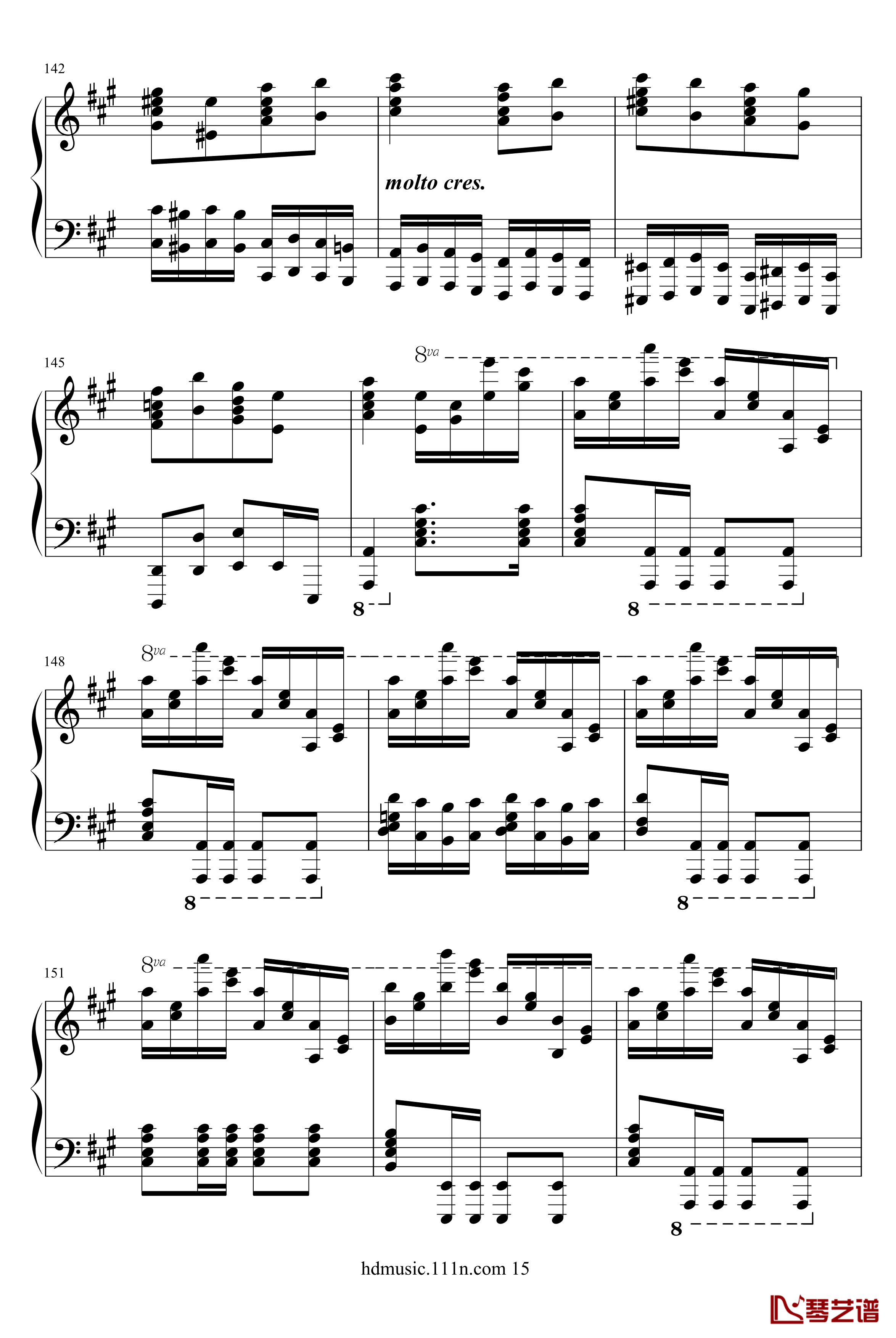 土耳其进行曲钢琴谱-原版-瓦洛多斯15