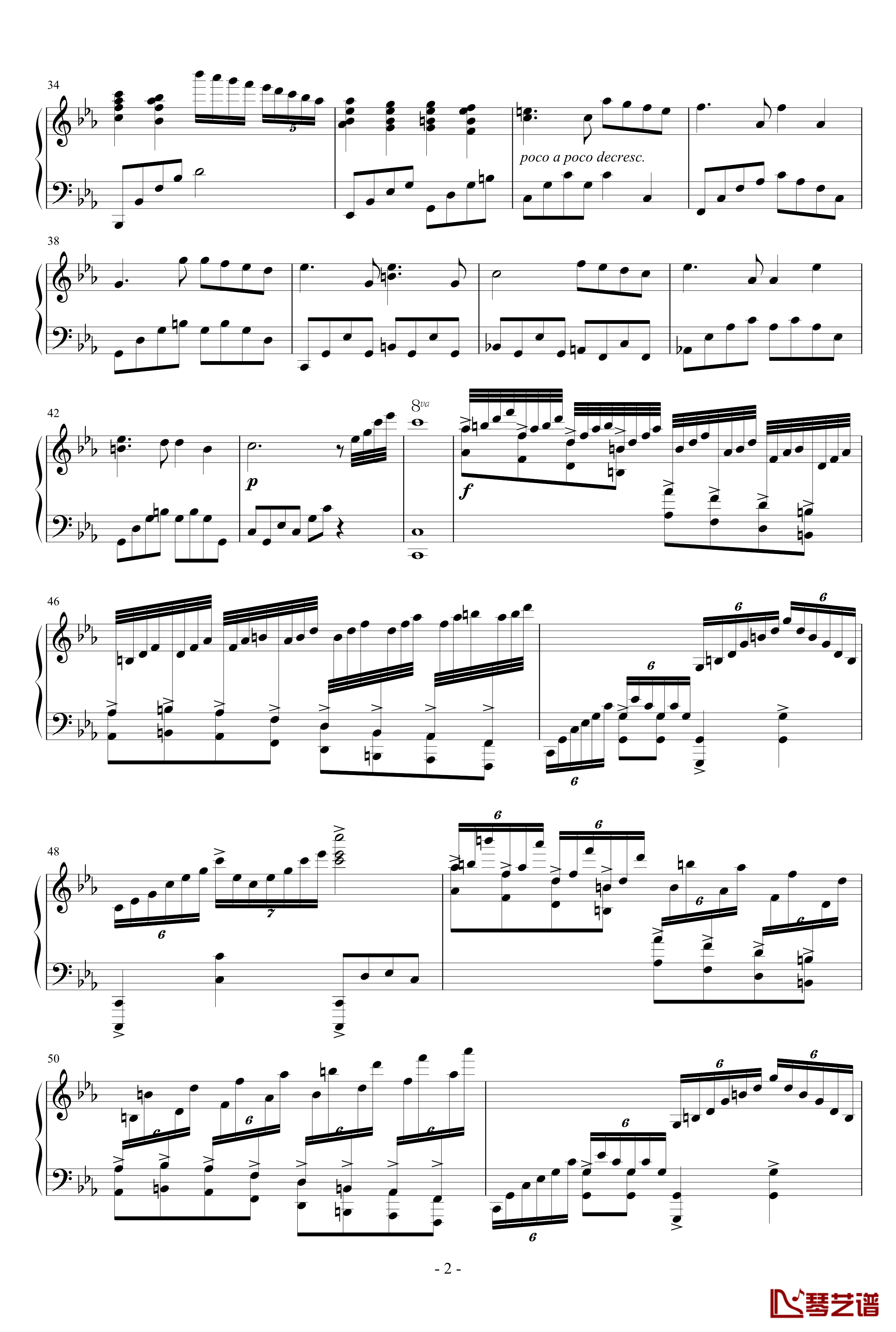 利鲁主题曲钢琴谱-LeeLoos Theme马克西姆-Maksim·Mrvica2
